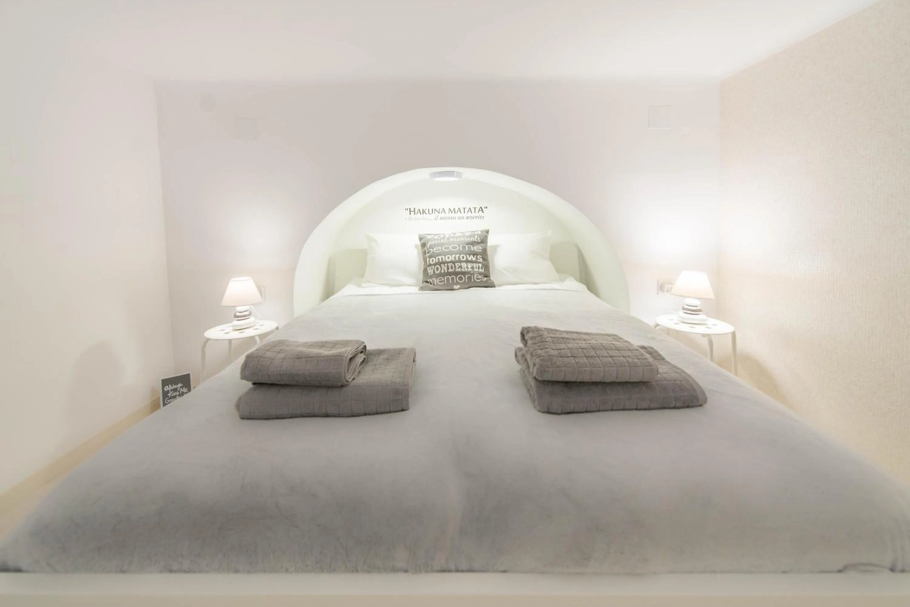 Bedroom, Bed in happy home JOY