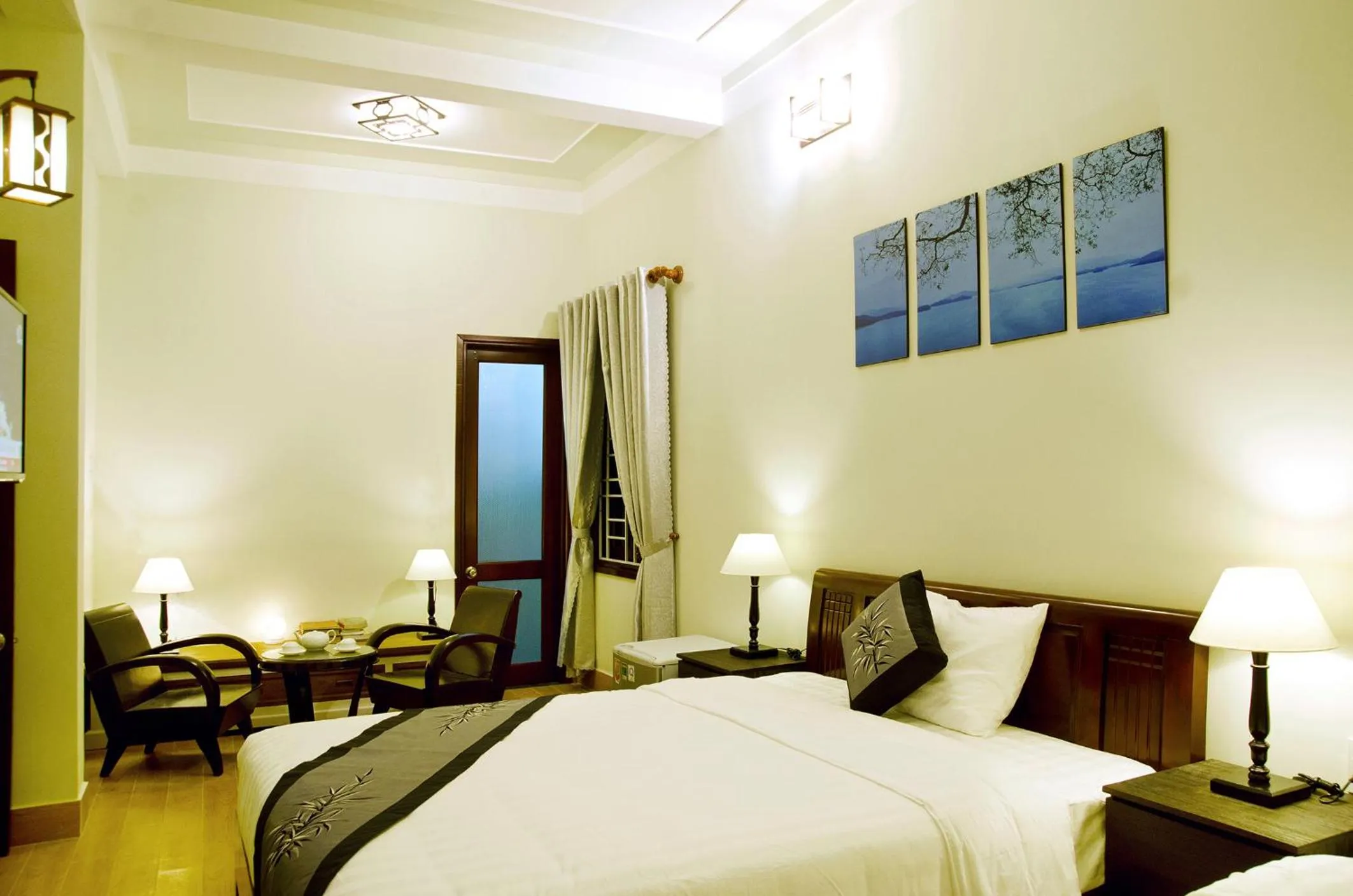 Bedroom, Bed in An Hoi Town Homestay