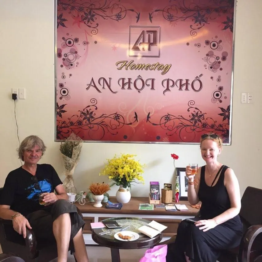 group of guests in An Hoi Town Homestay