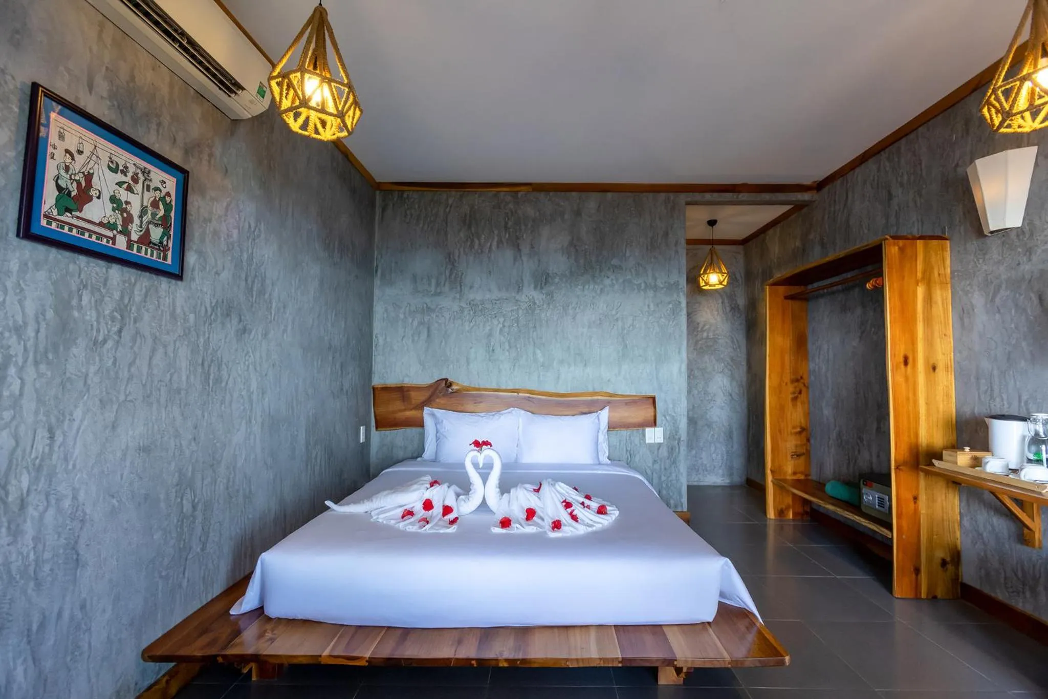 Bed in Cosiana Resort