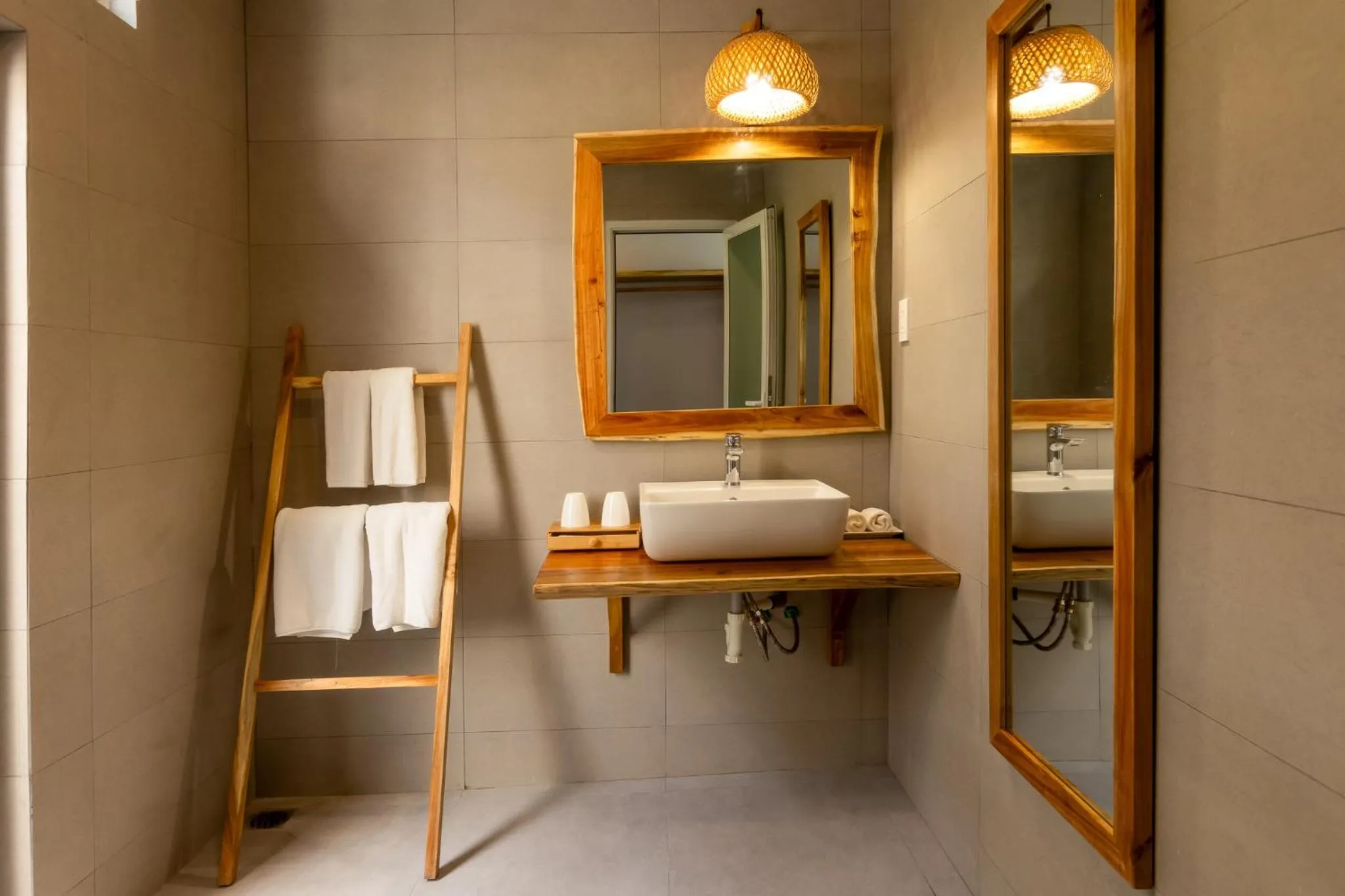 Bathroom, Bed in Cosian Bay Phu Quoc Resort