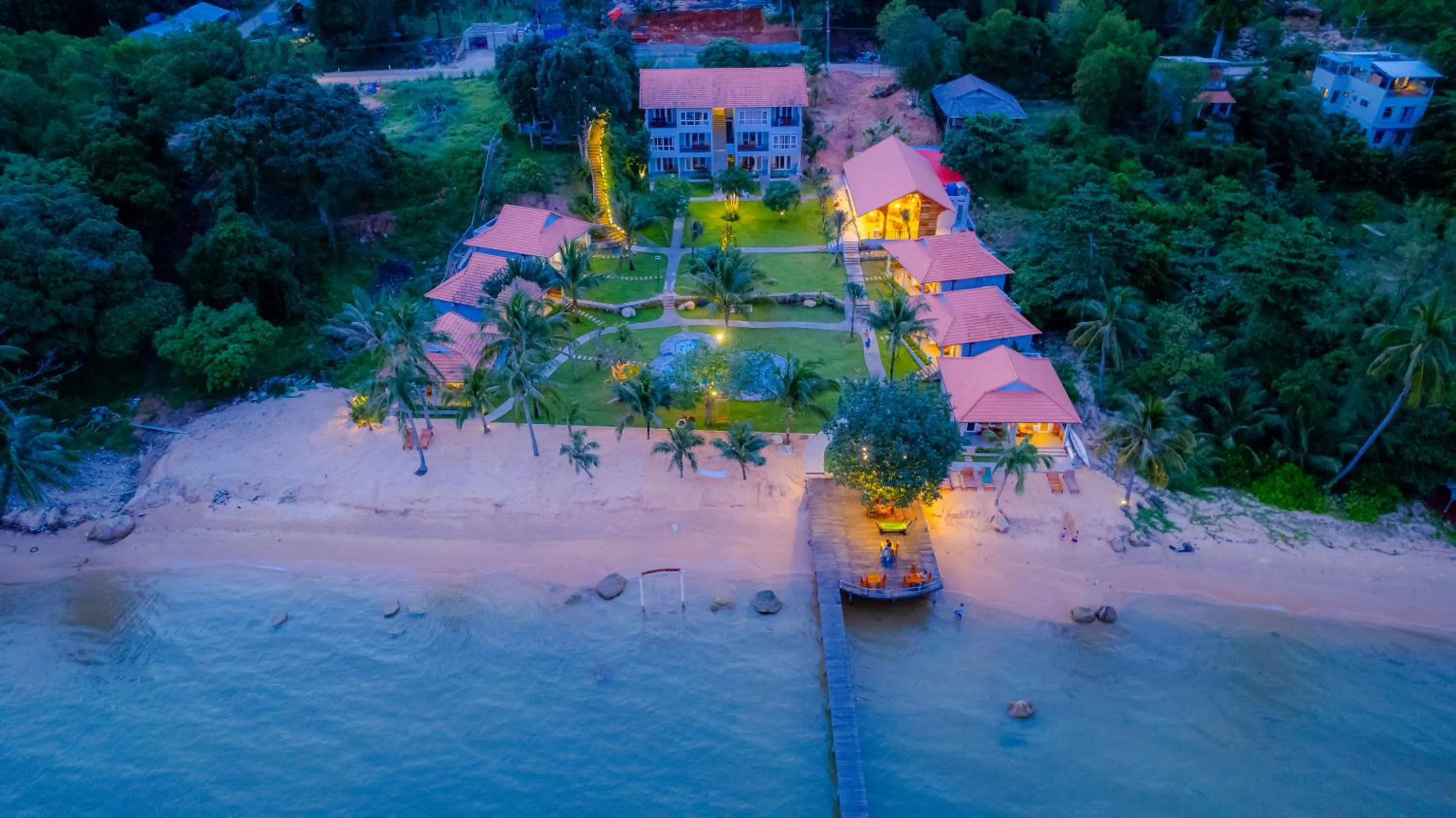 Natural landscape in Cosian Bay Phu Quoc Resort