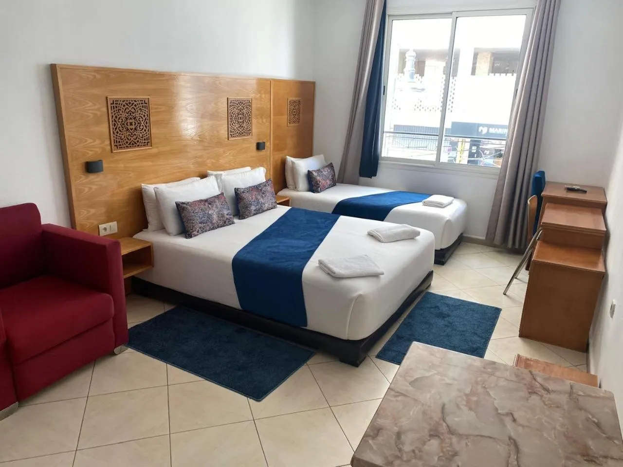 Bed in Hotel Miramar