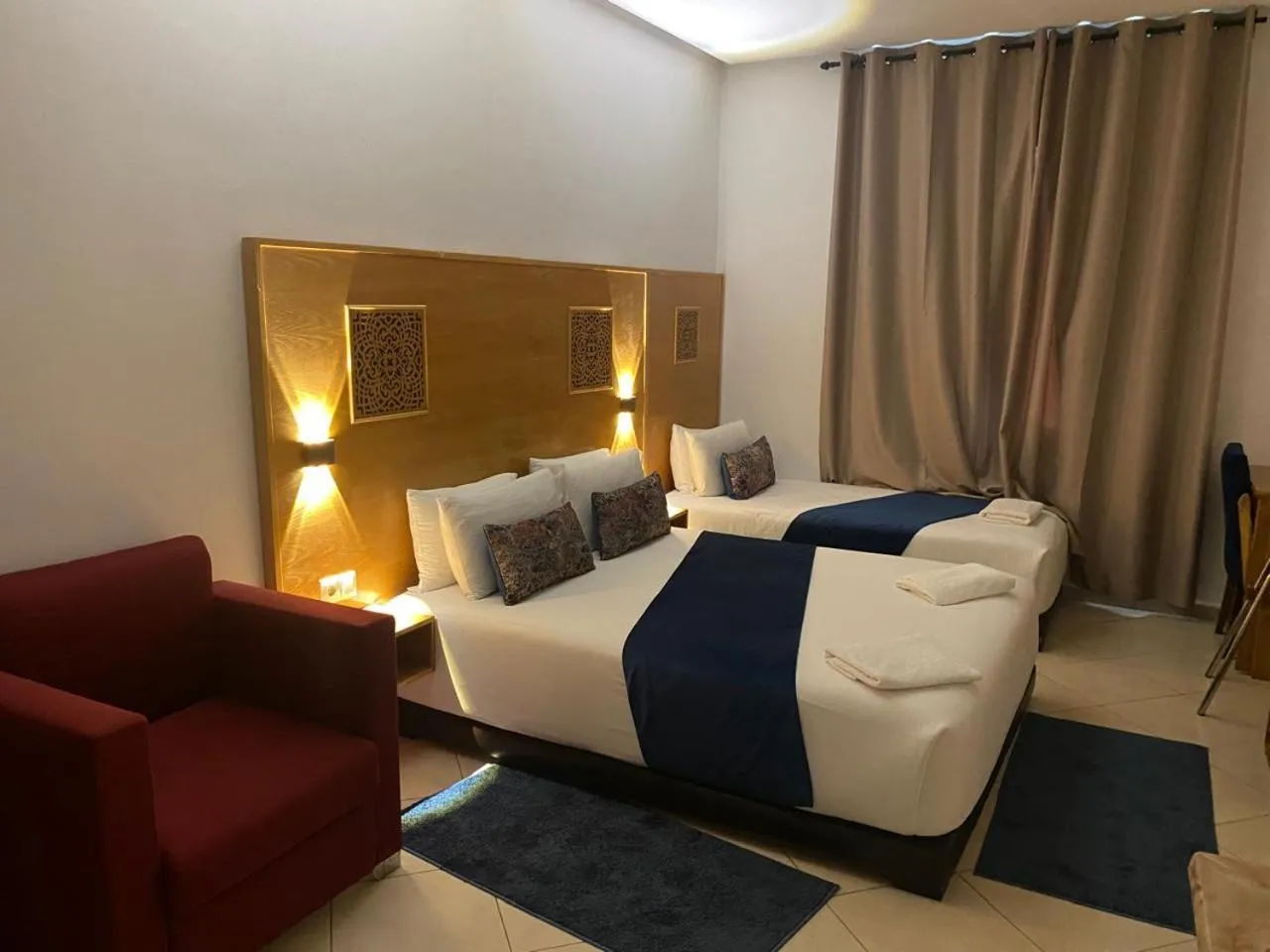 Bedroom, Bed in Hotel Miramar