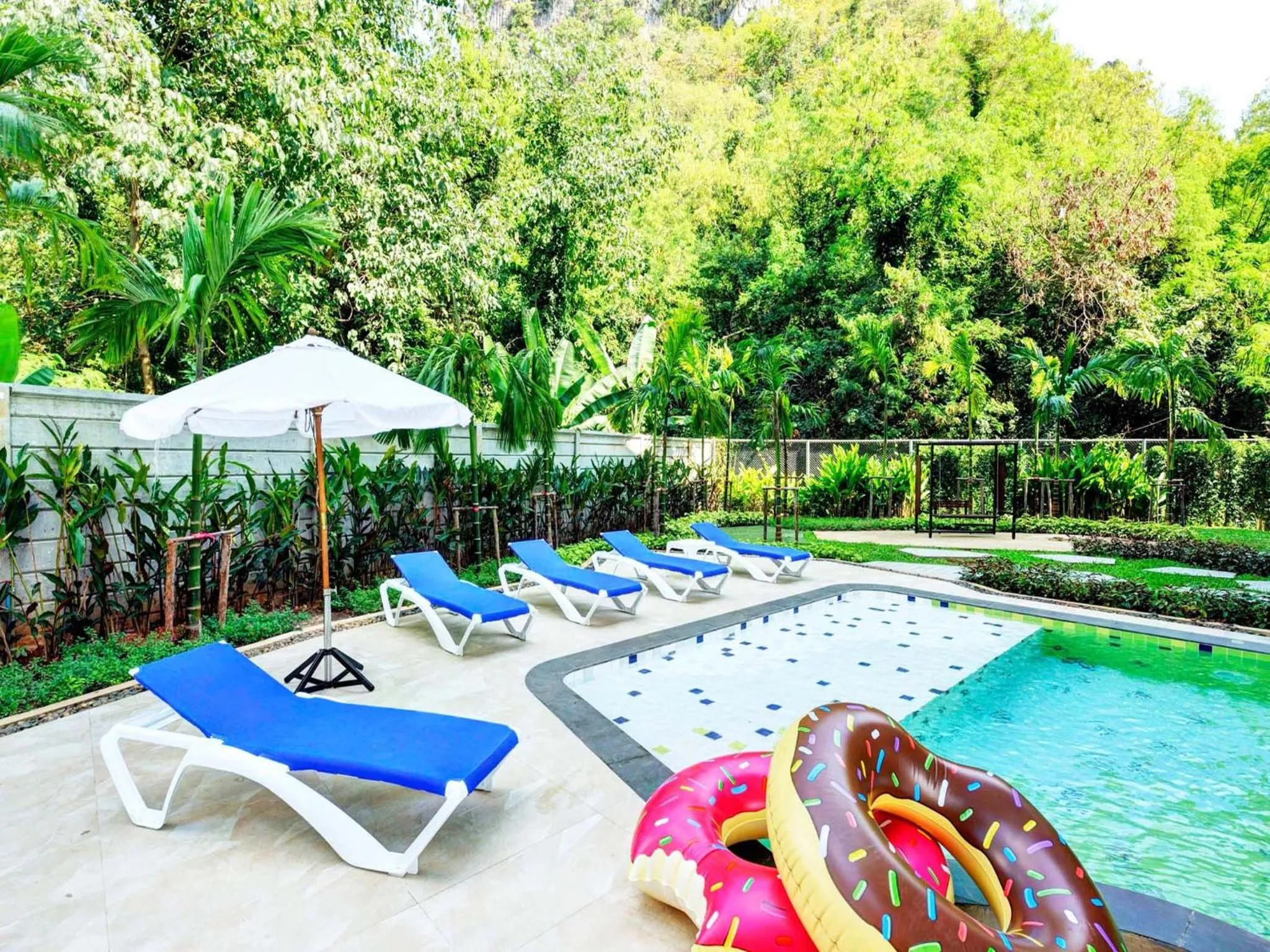 Swimming pool in Splendid Hotel @ Khaoyai