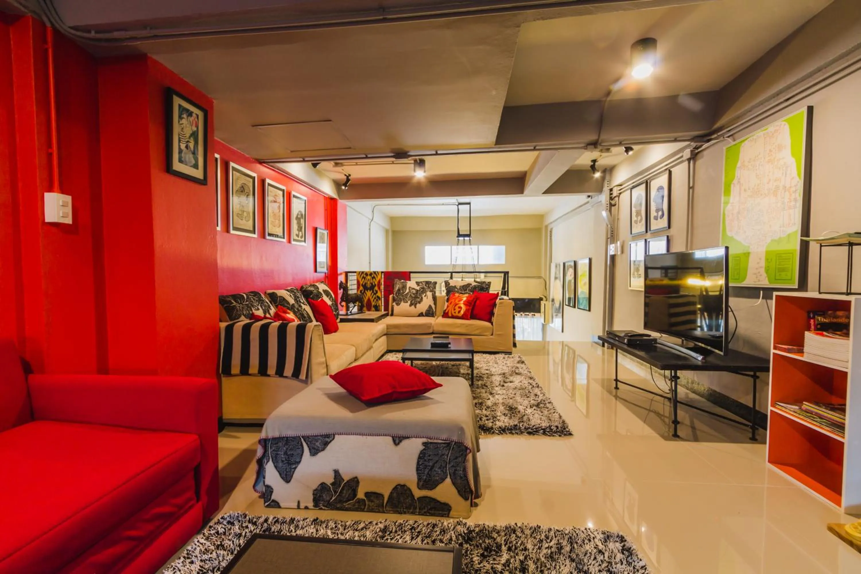 Living room in Chez Pom