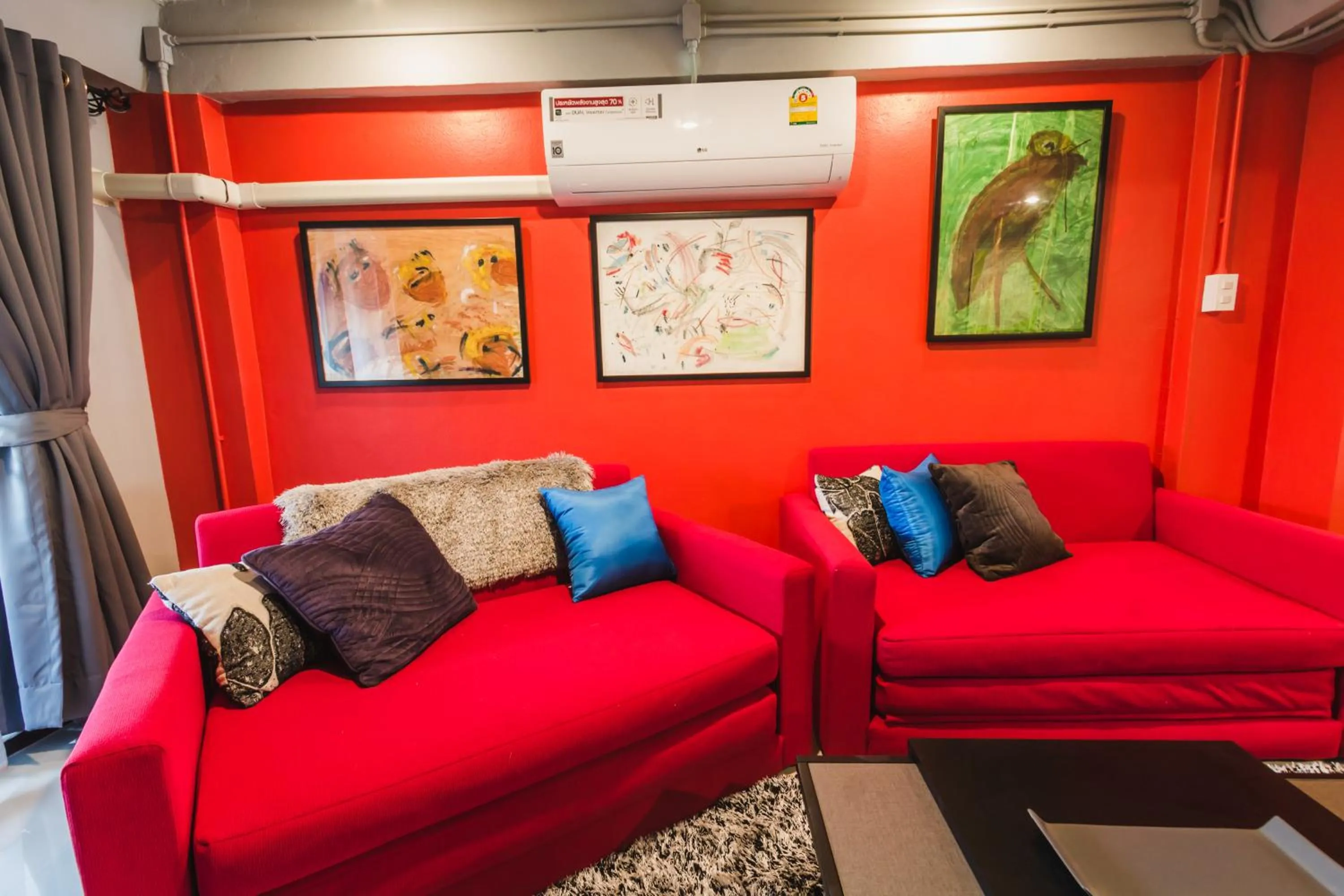 Living room in Chez Pom