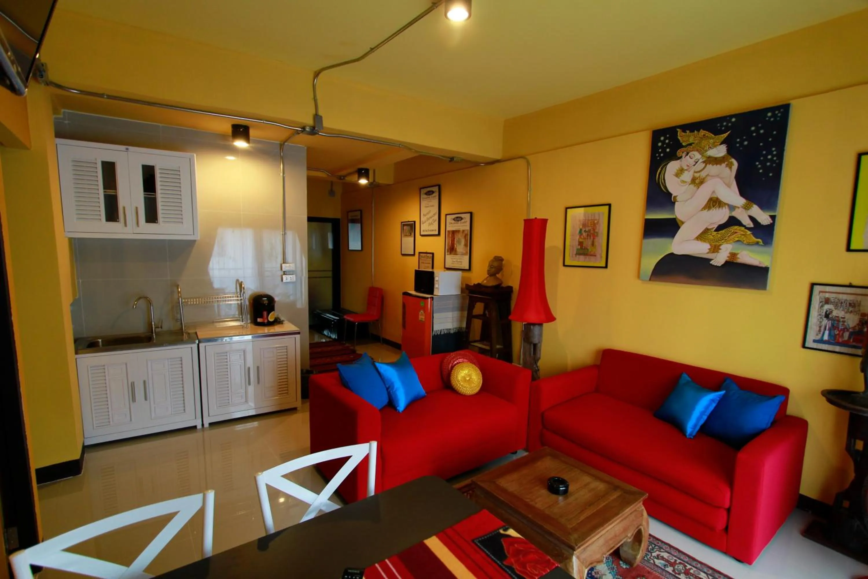 Living room in Chez Pom