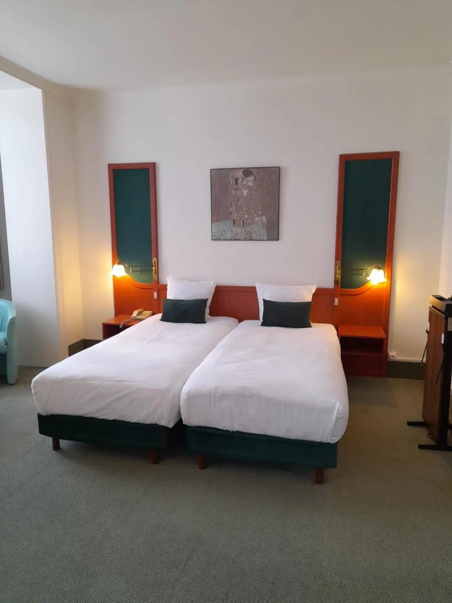 Bed in Hotel Le Dome