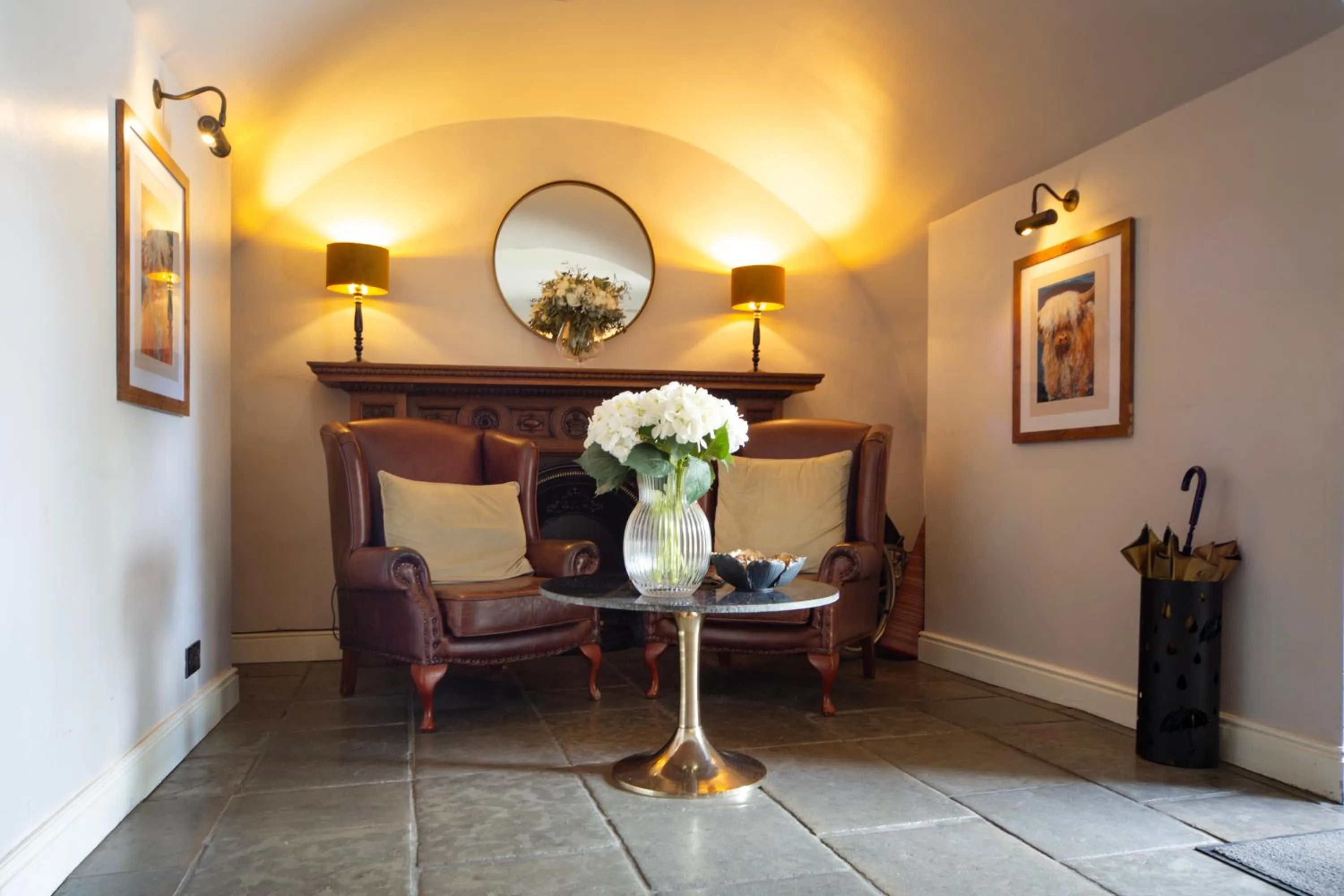 Lobby or reception in Barony Castle Hotel