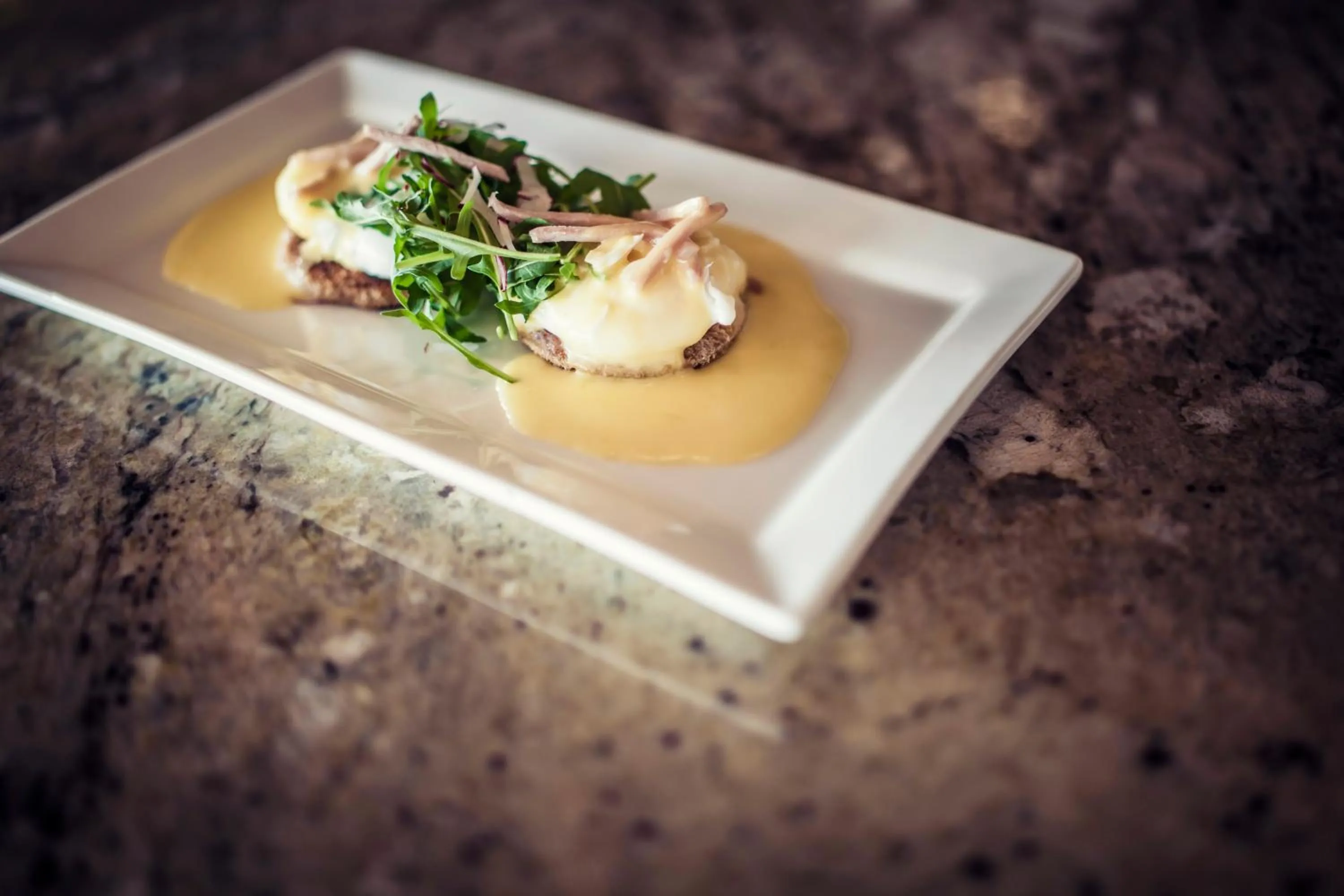 Food close-up in Carlton George Hotel