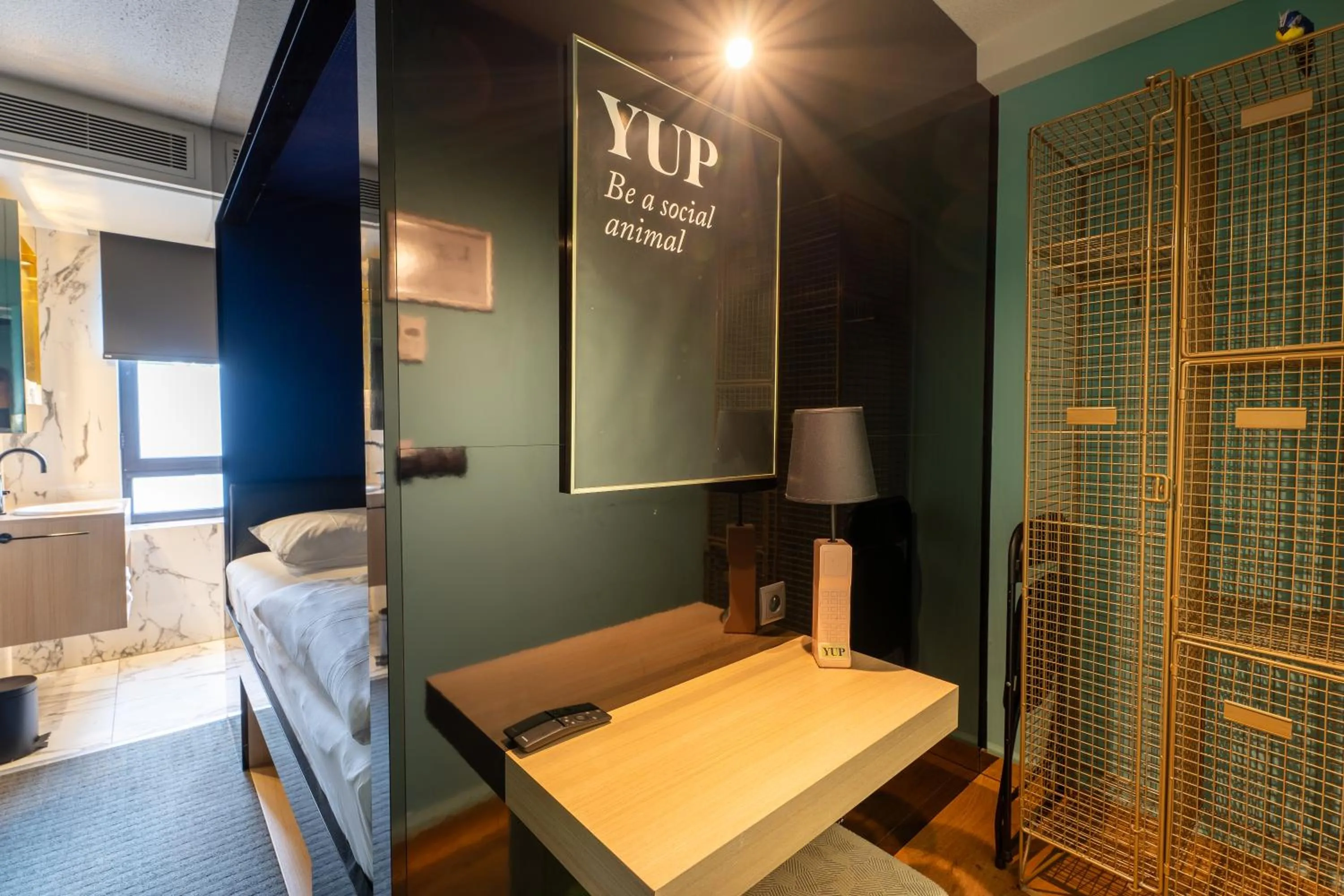 Bathroom in YUP Hotel