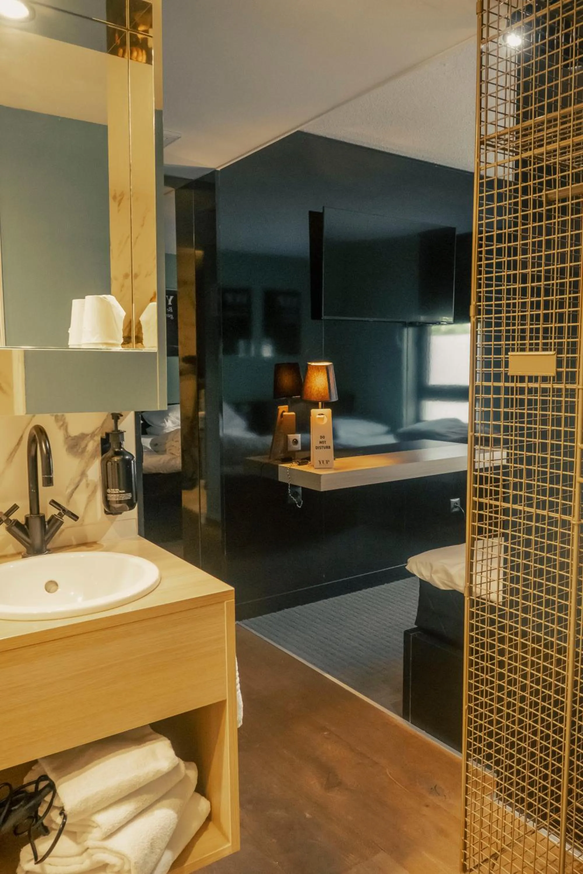 Bathroom in YUP Hotel