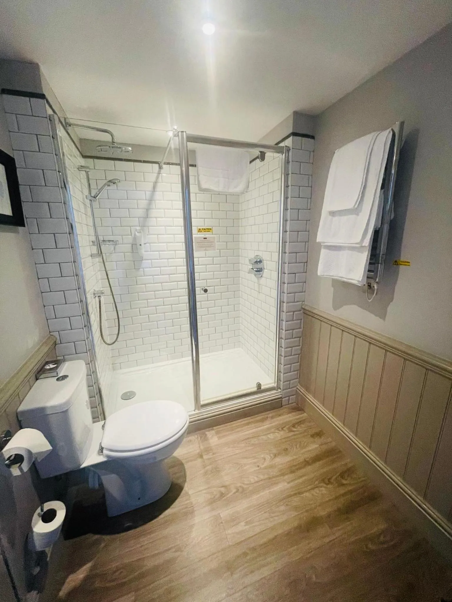 Shower in Cedars Inn by Greene King Inns