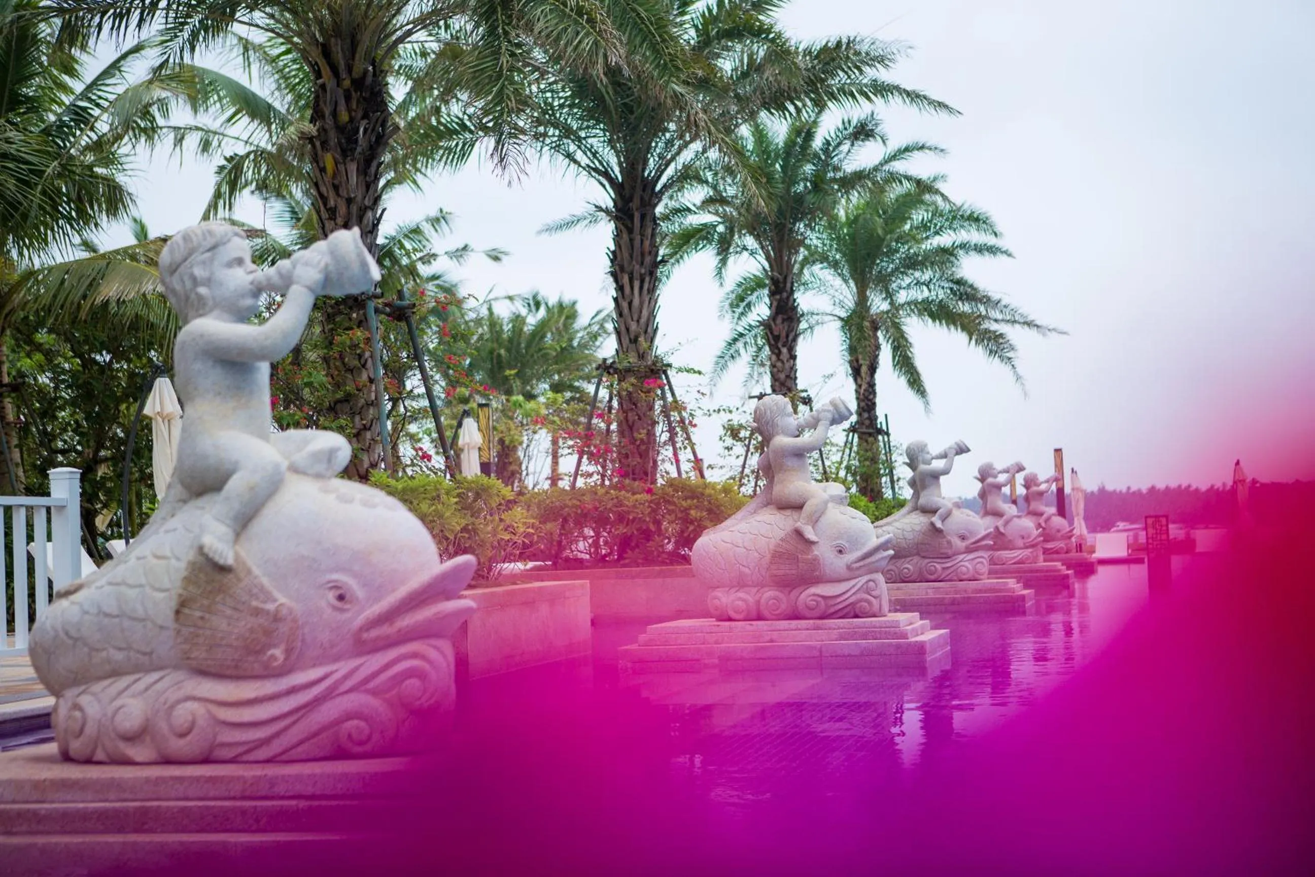 Garden view in Wyndham Grand Plaza Royale Wenchang