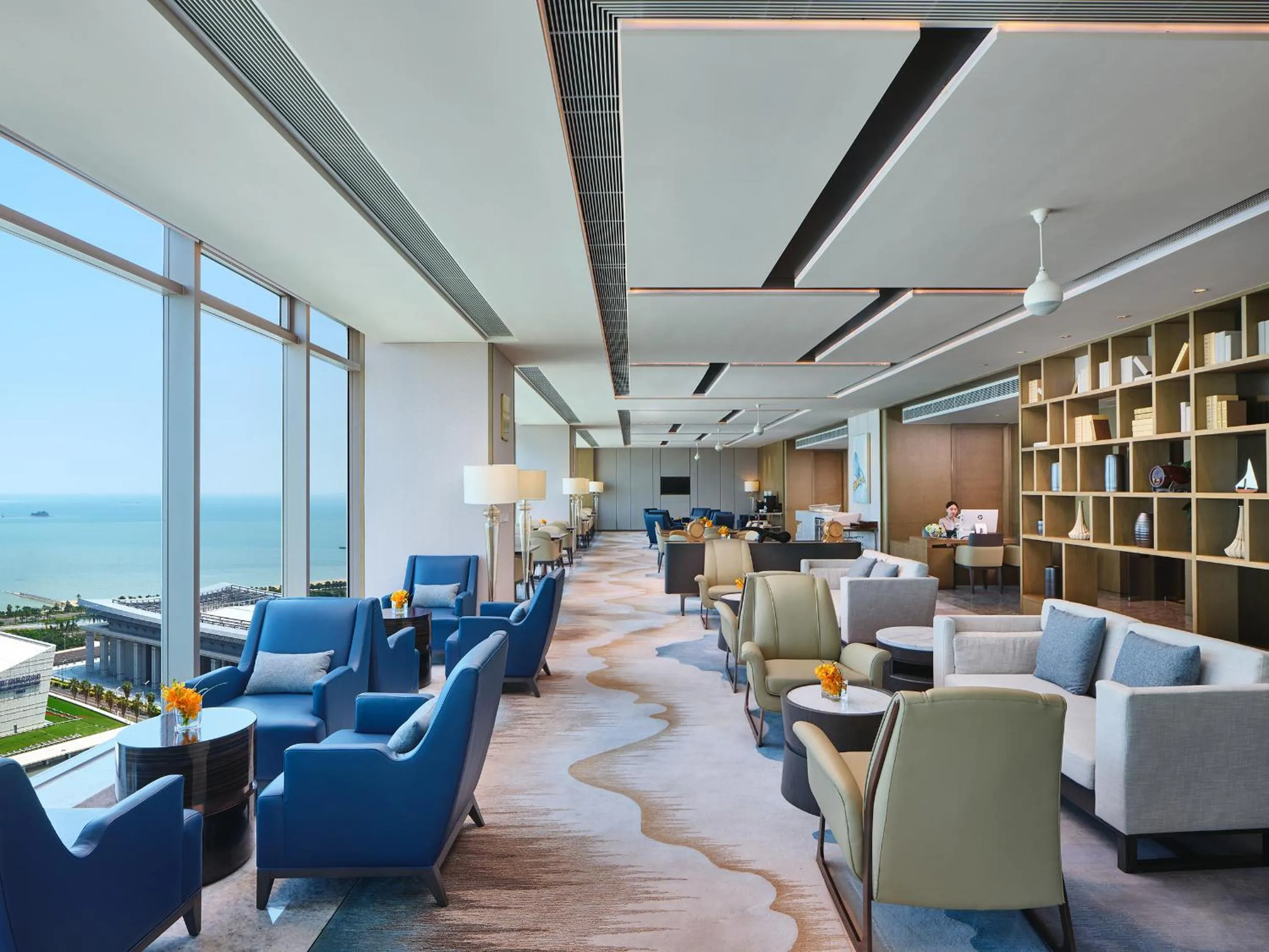 Seating area in InterContinental Xiamen by IHG
