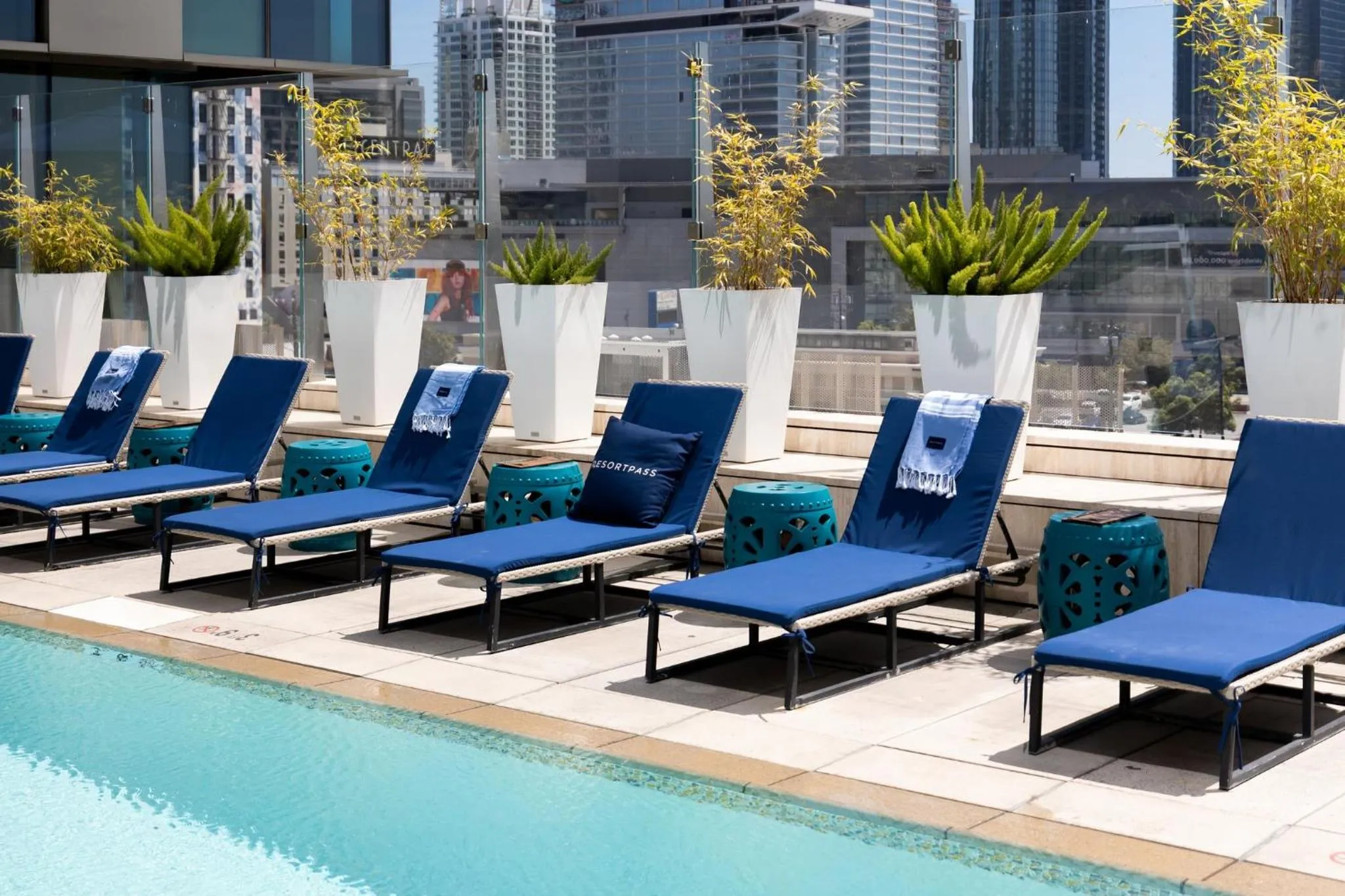Swimming pool in Hotel Indigo Los Angeles Downtown by IHG