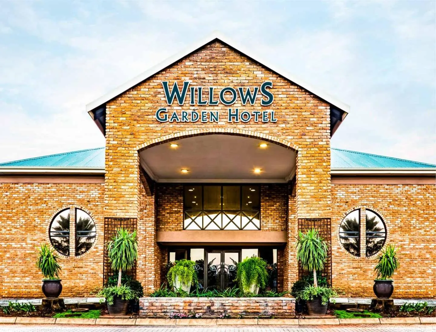 Facade/entrance in Willows Garden Hotel Potchefstroom