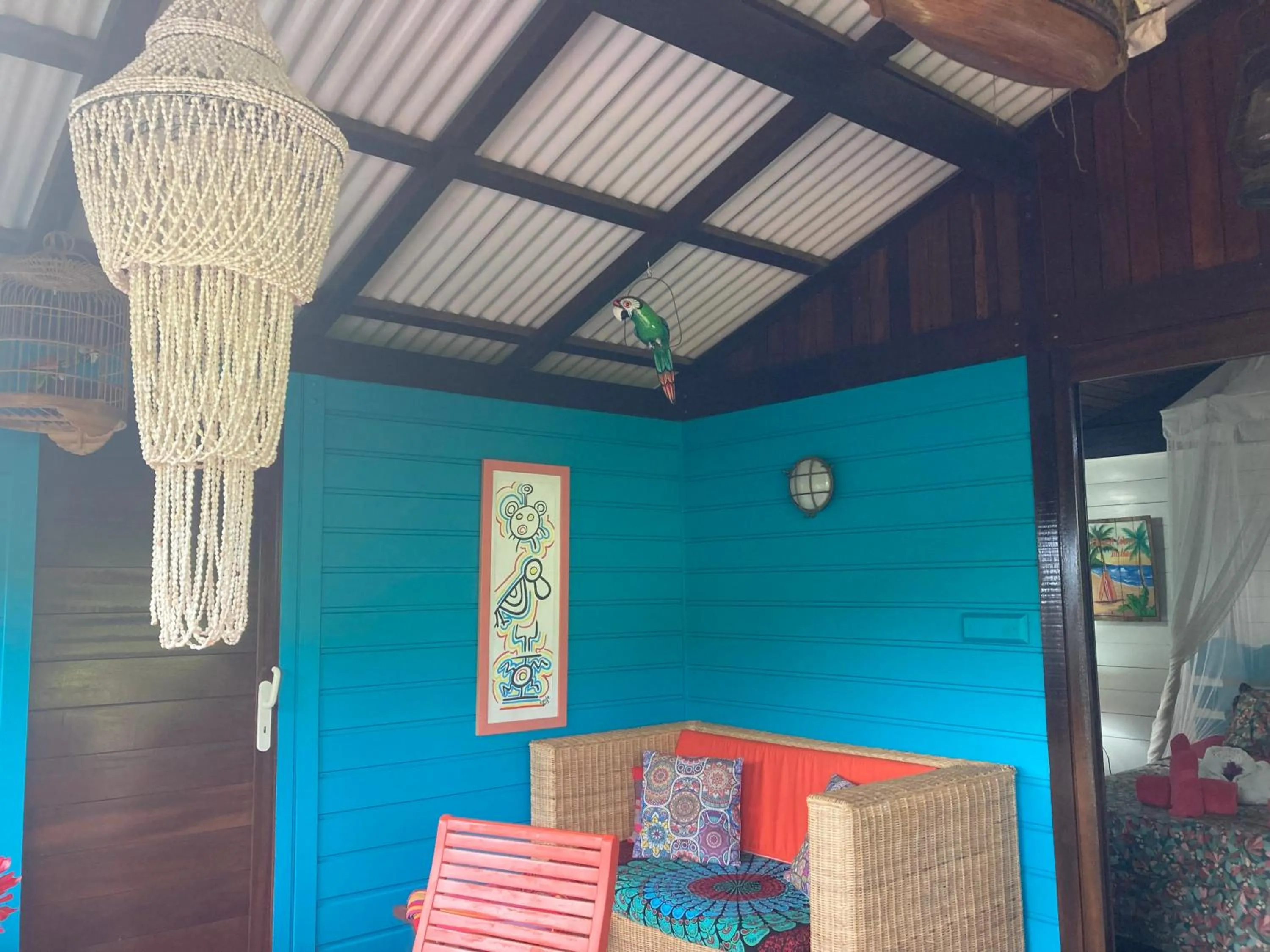 Patio in Piton Bungalows Ecolodges