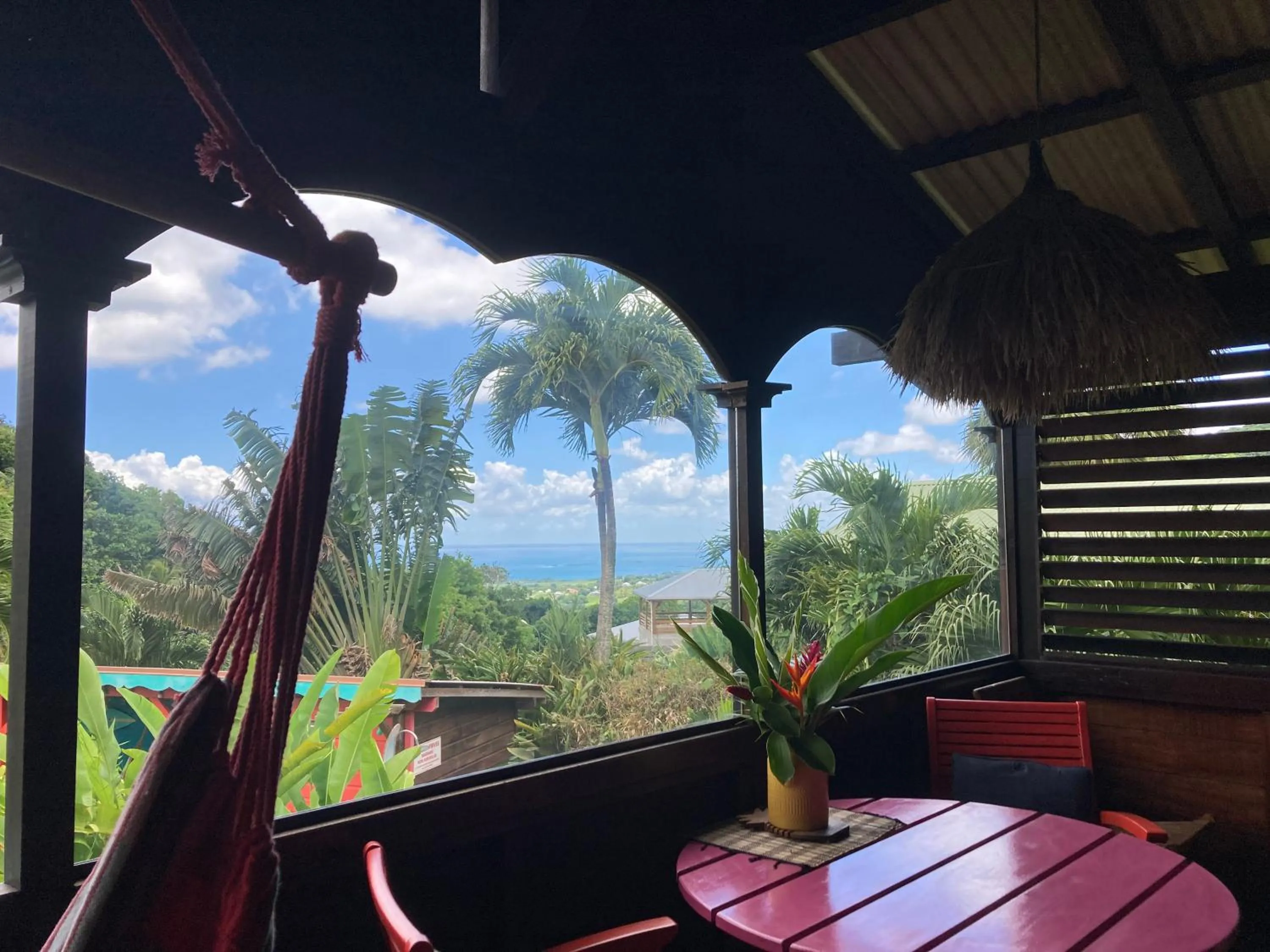 Patio in Piton Bungalows Ecolodges