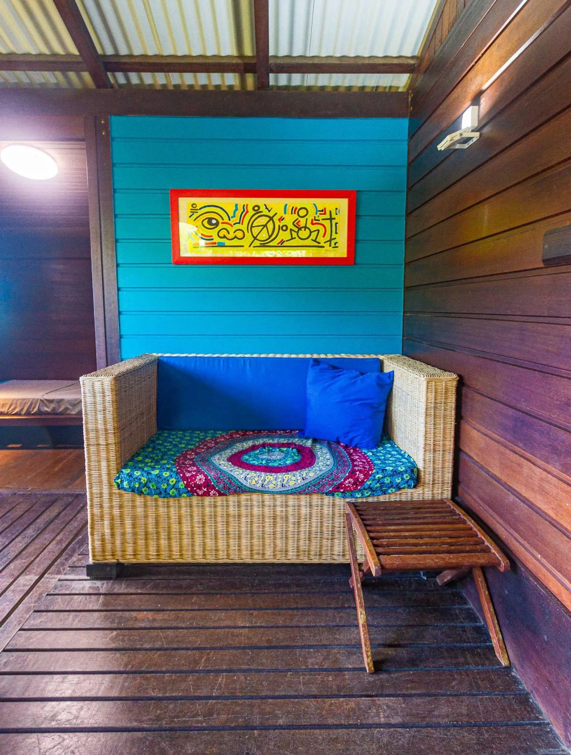 Decorative detail in Piton Bungalows Ecolodges