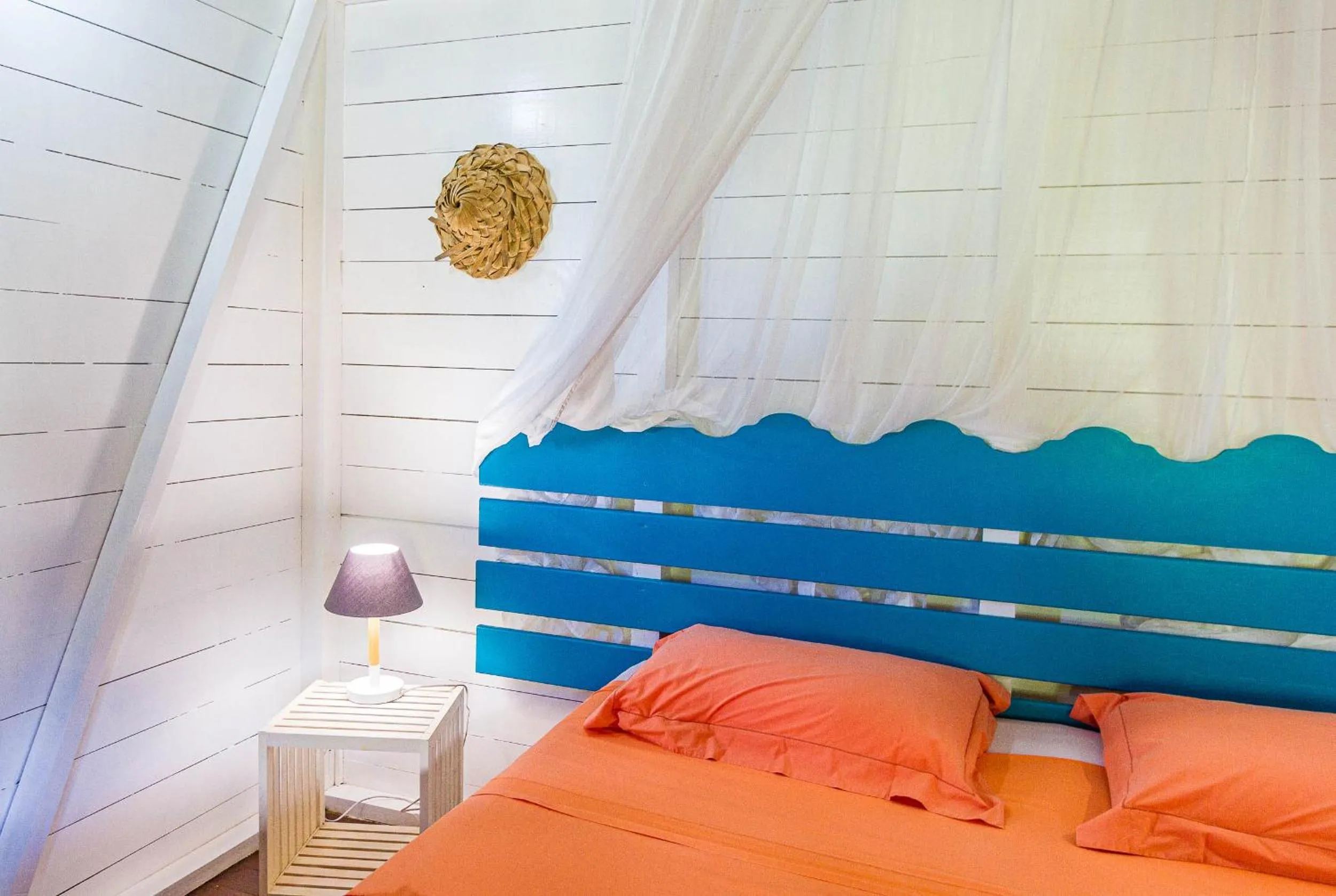 Bed in Piton Bungalows Ecolodges