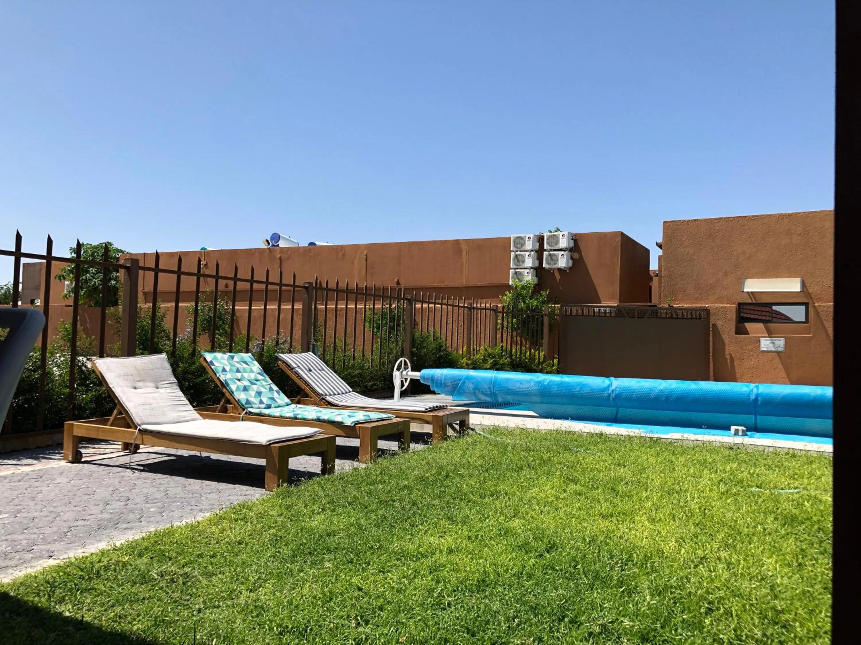 Pool view in City Lodge Etosha
