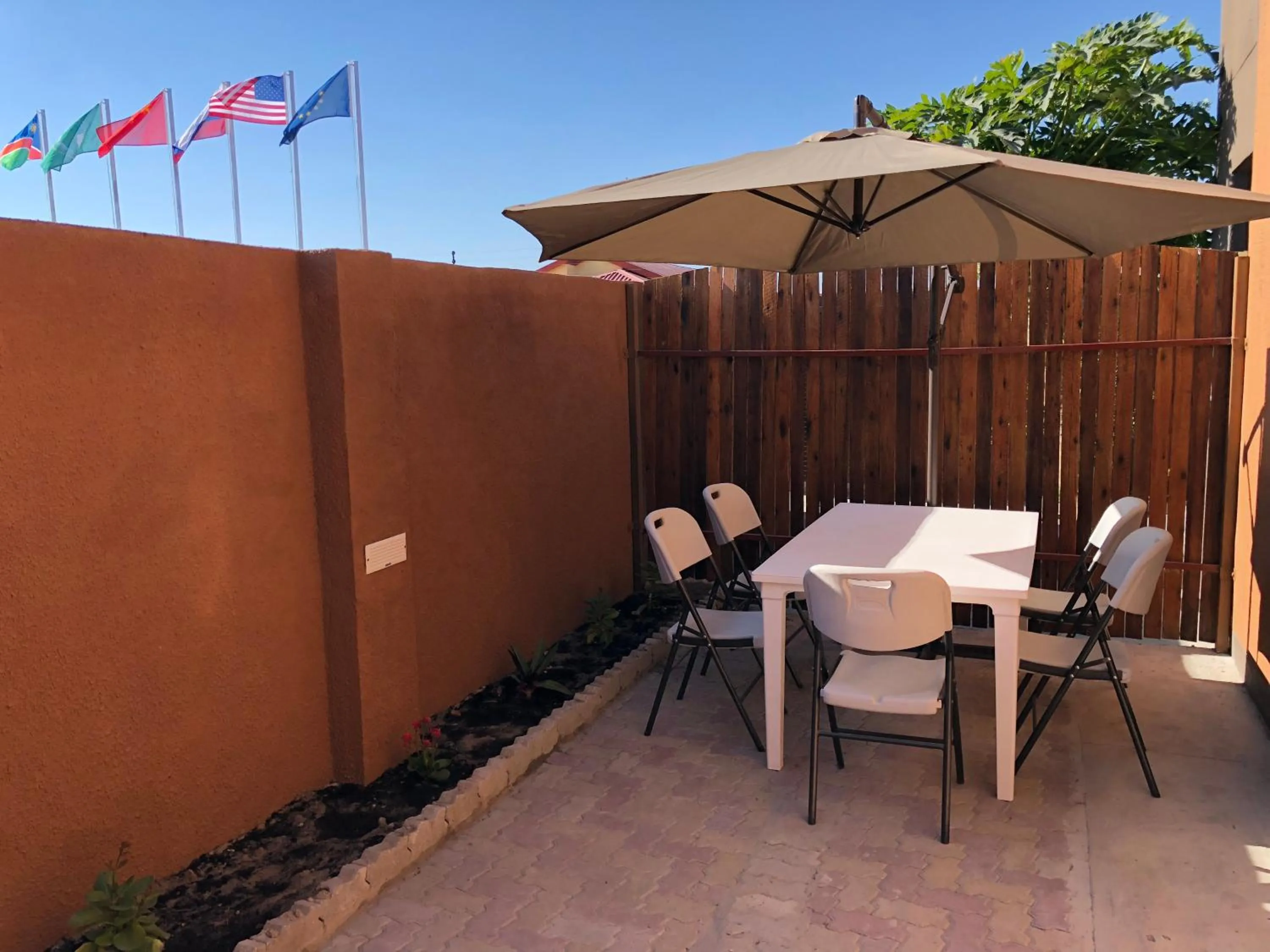 Balcony/Terrace in City Lodge Etosha