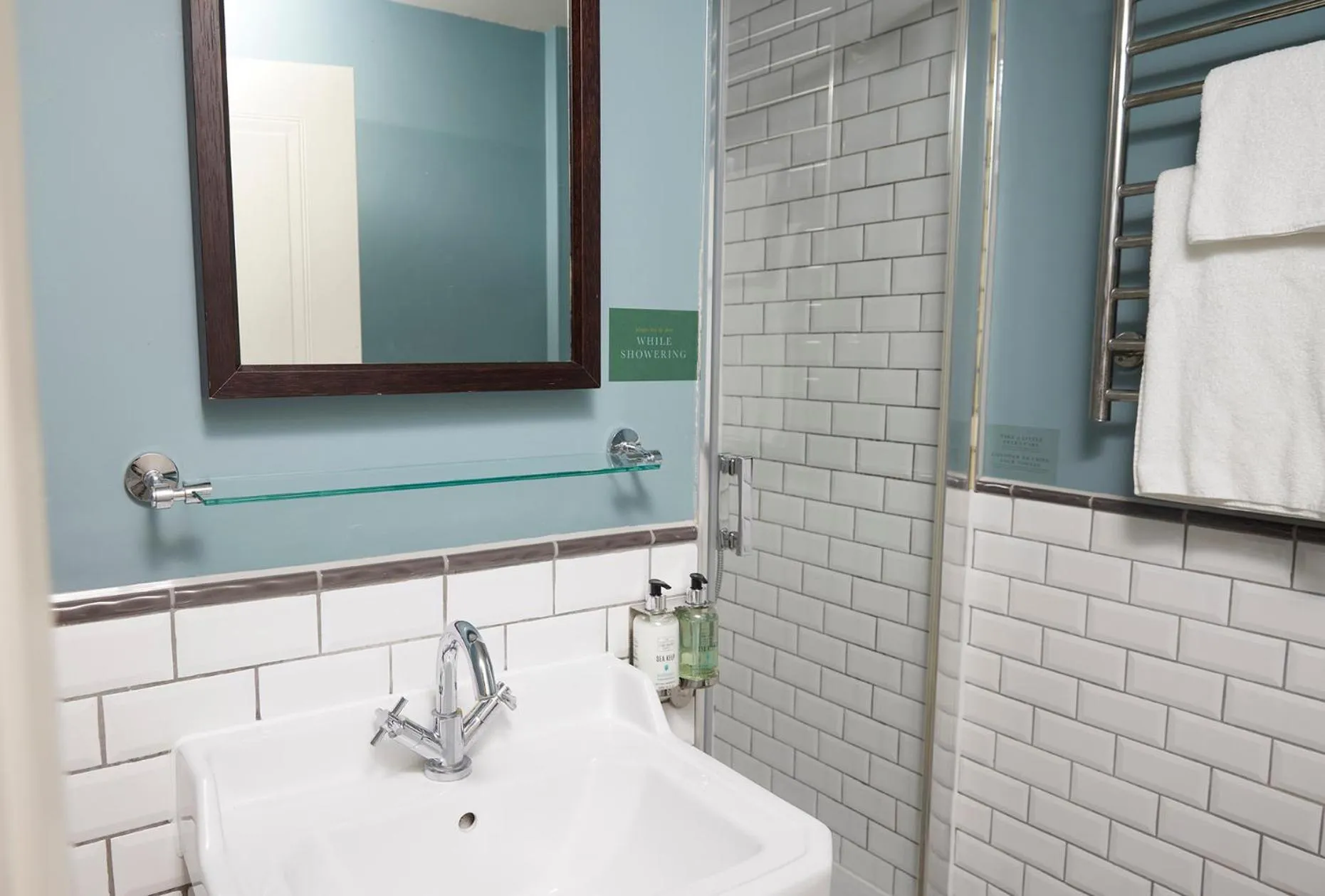 Bathroom in Feathers by Chef & Brewer Collection