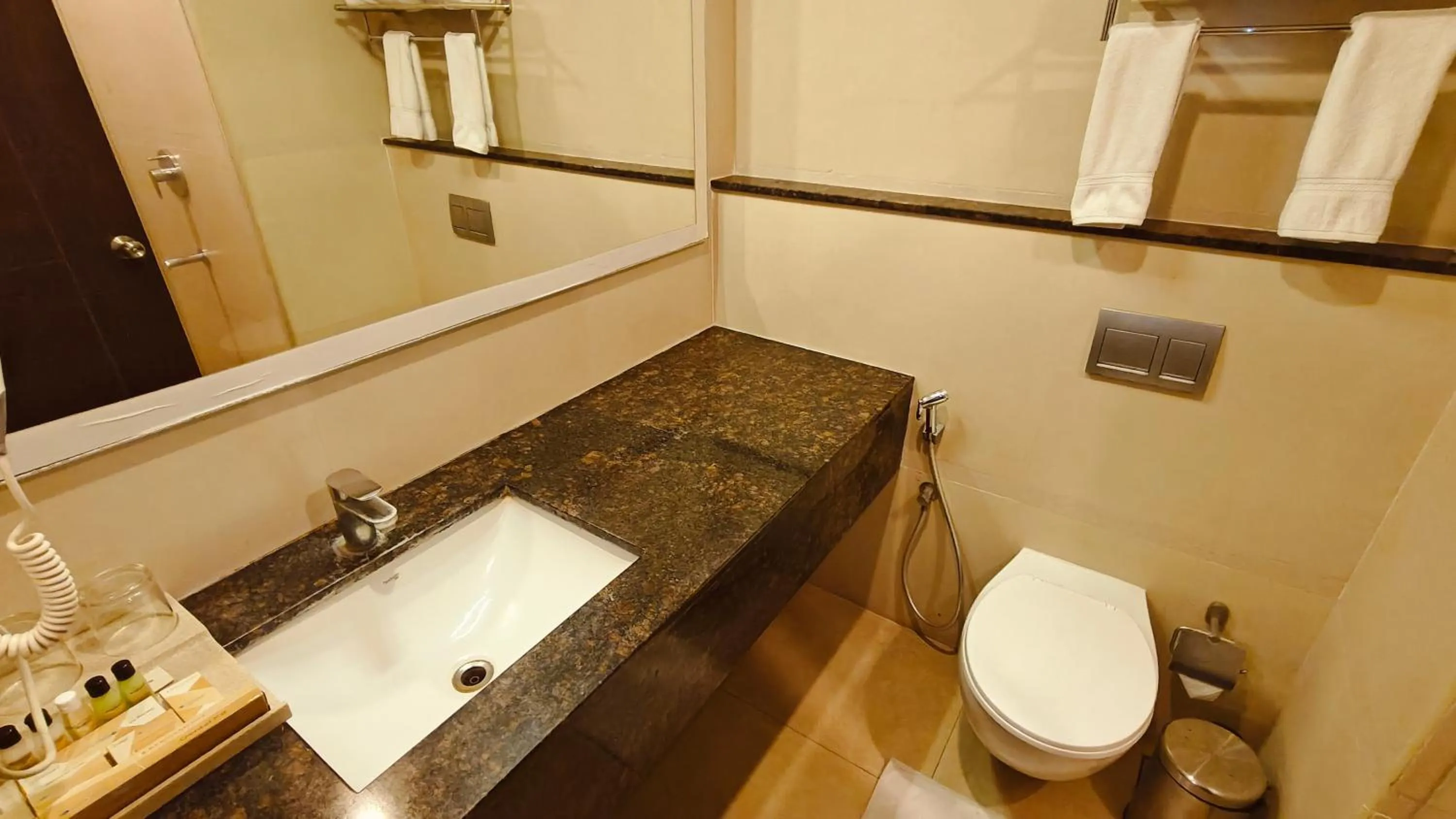 Toilet in Khanna Fiesta - A Bergamont Hotel, Vellore