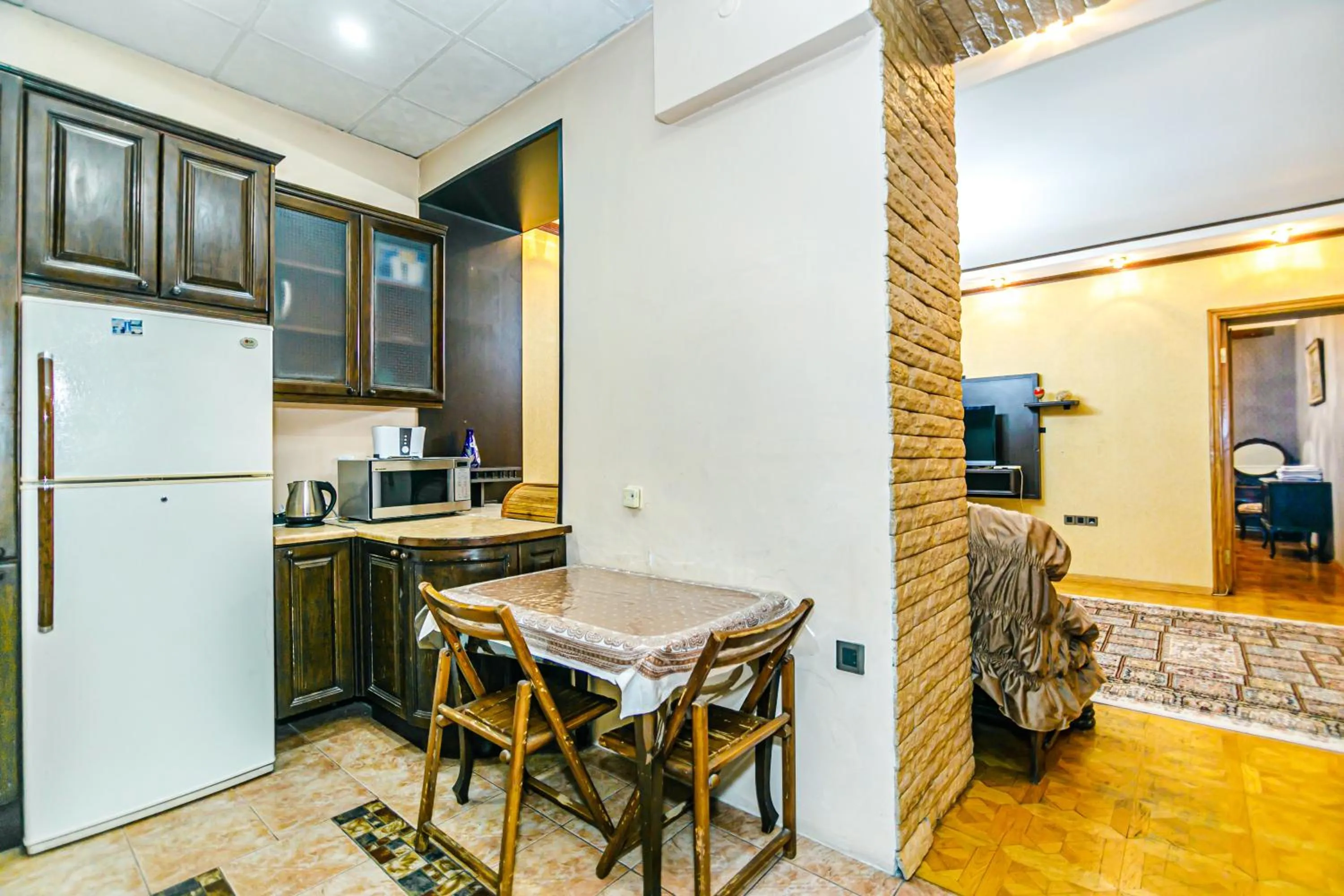 kitchen in Monolit Apartment