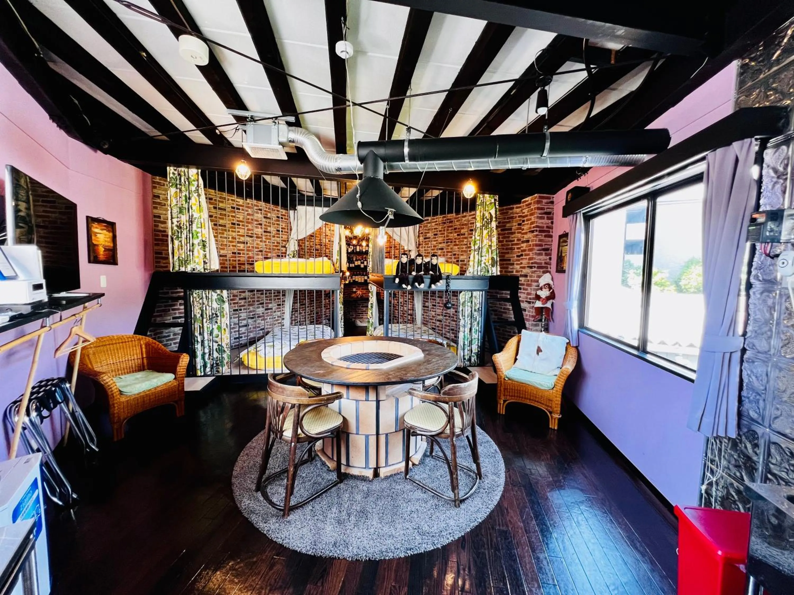 Living room in Yadoya Lodge