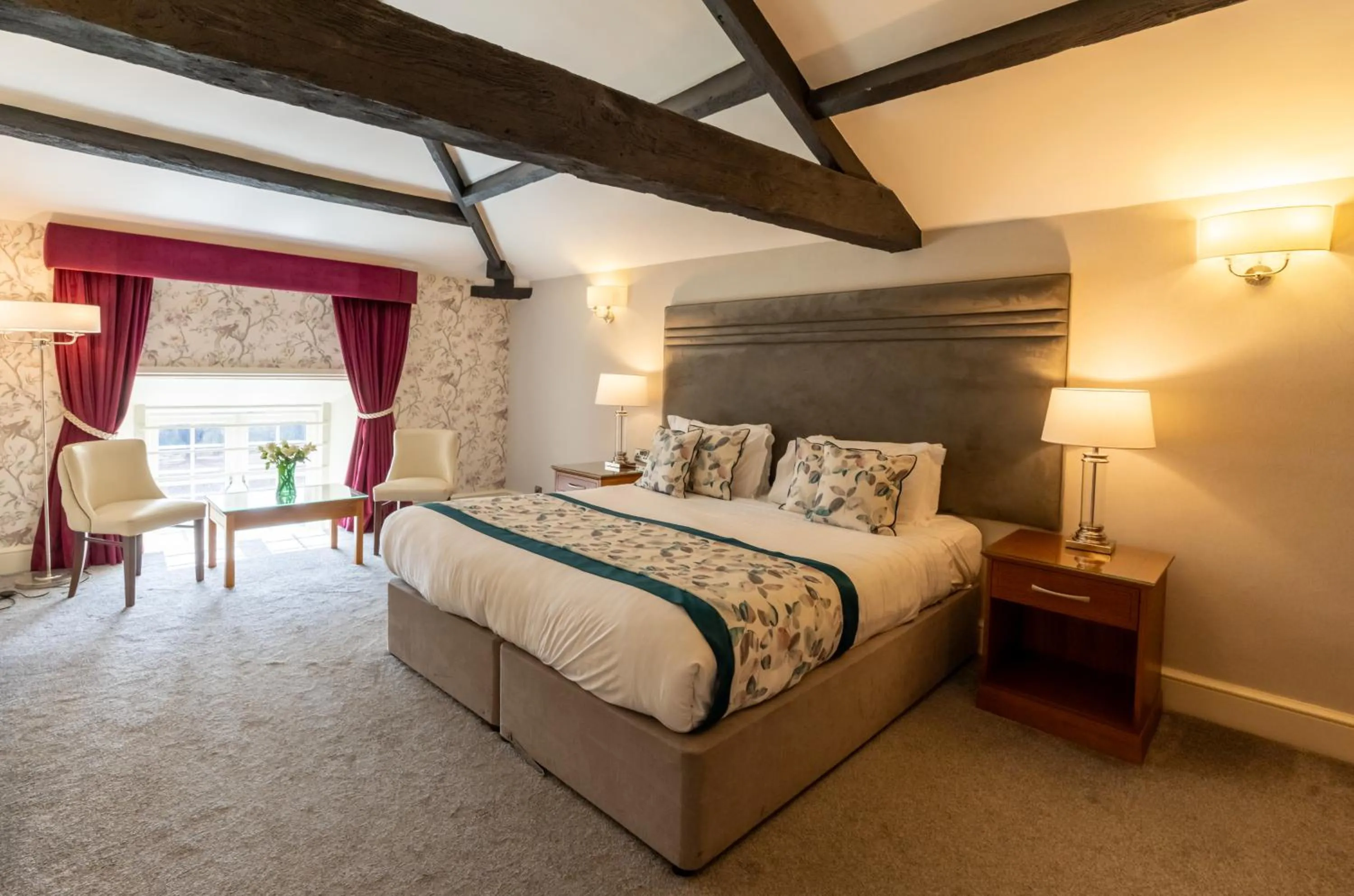 Bedroom, Bed in Hazlewood Castle & Spa