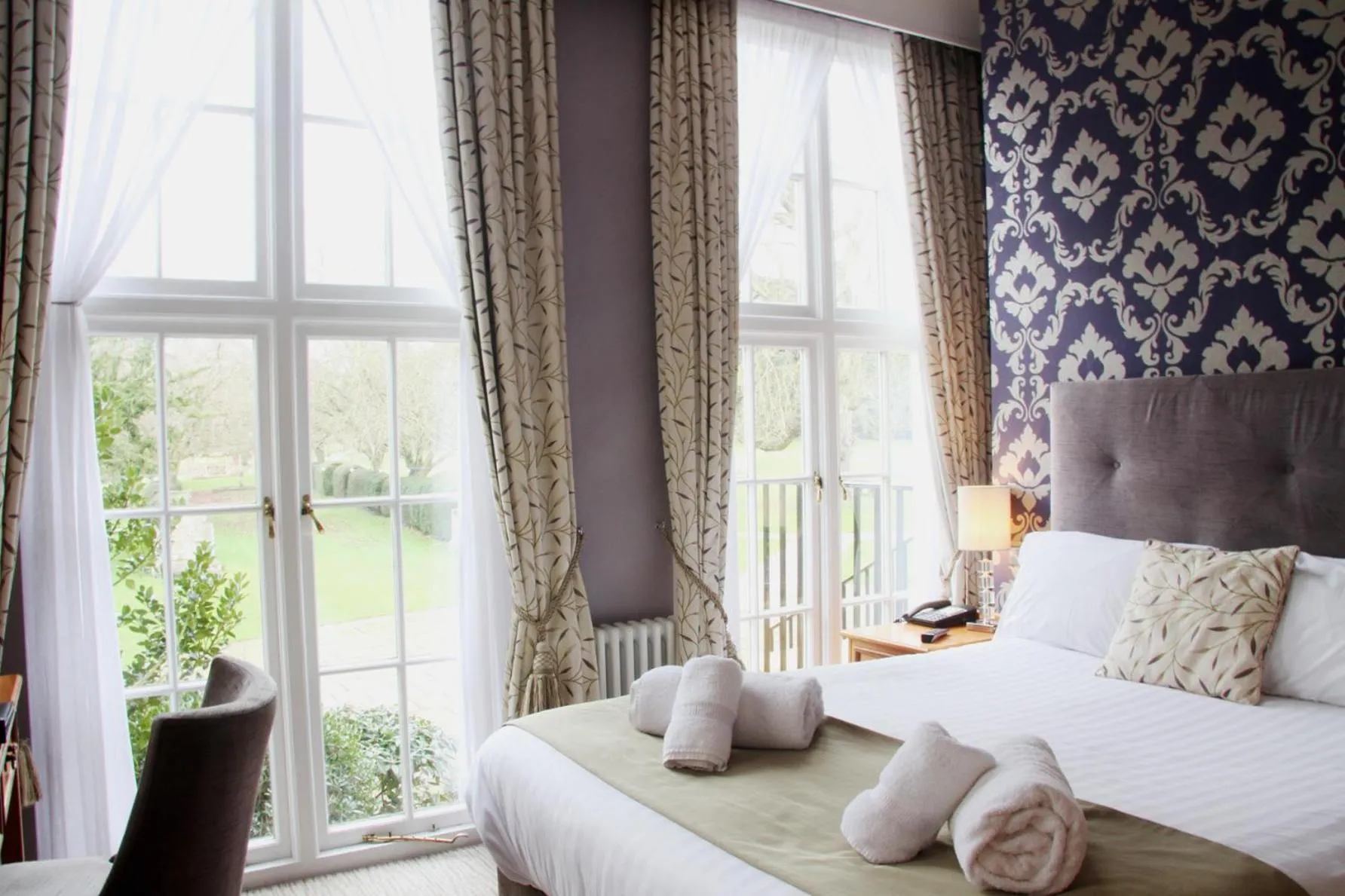 Bedroom, Bed in Hazlewood Castle & Spa