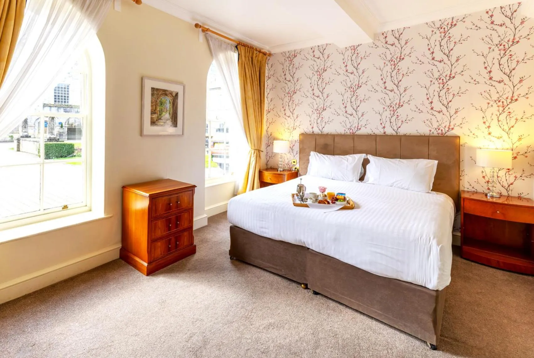 Bedroom, Bed in Hazlewood Castle & Spa