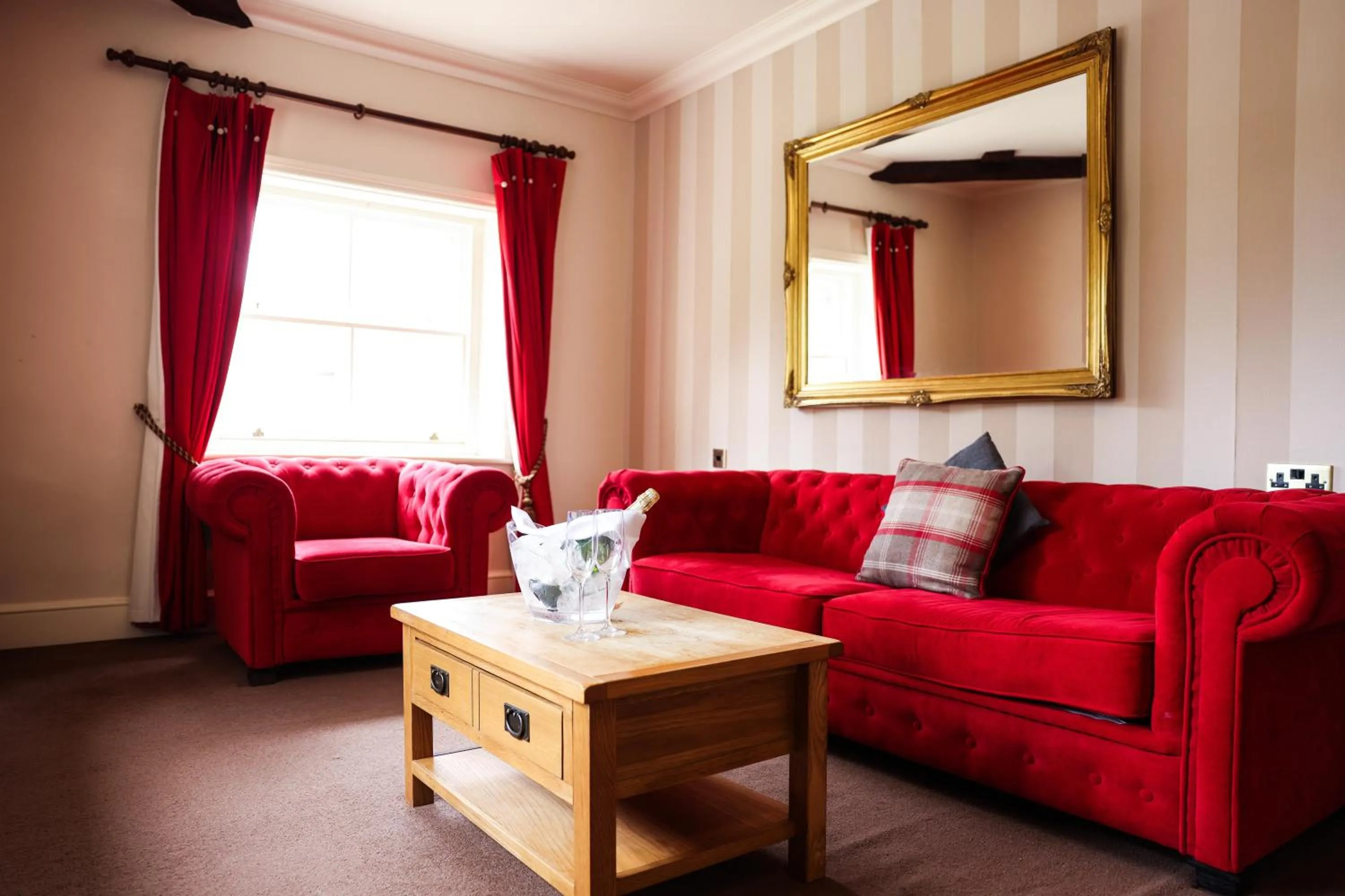 Living room in Hazlewood Castle & Spa