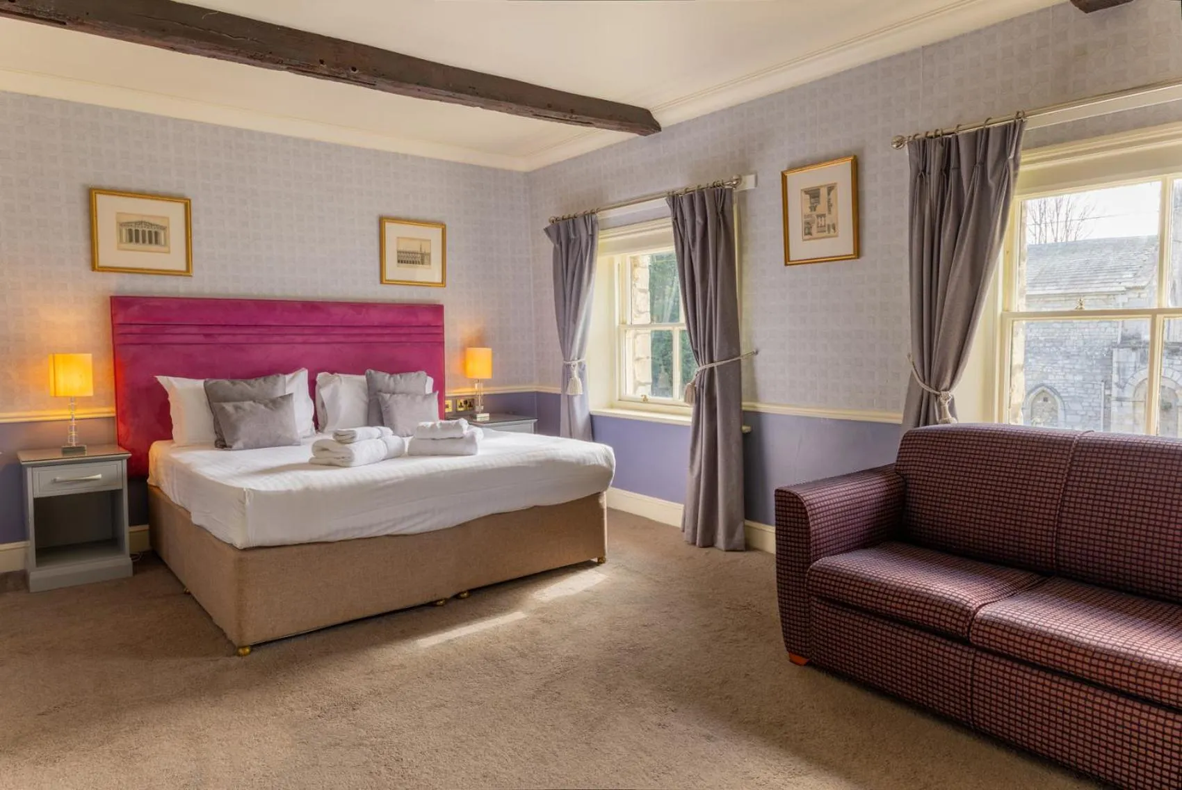 Bedroom, Bed in Hazlewood Castle & Spa