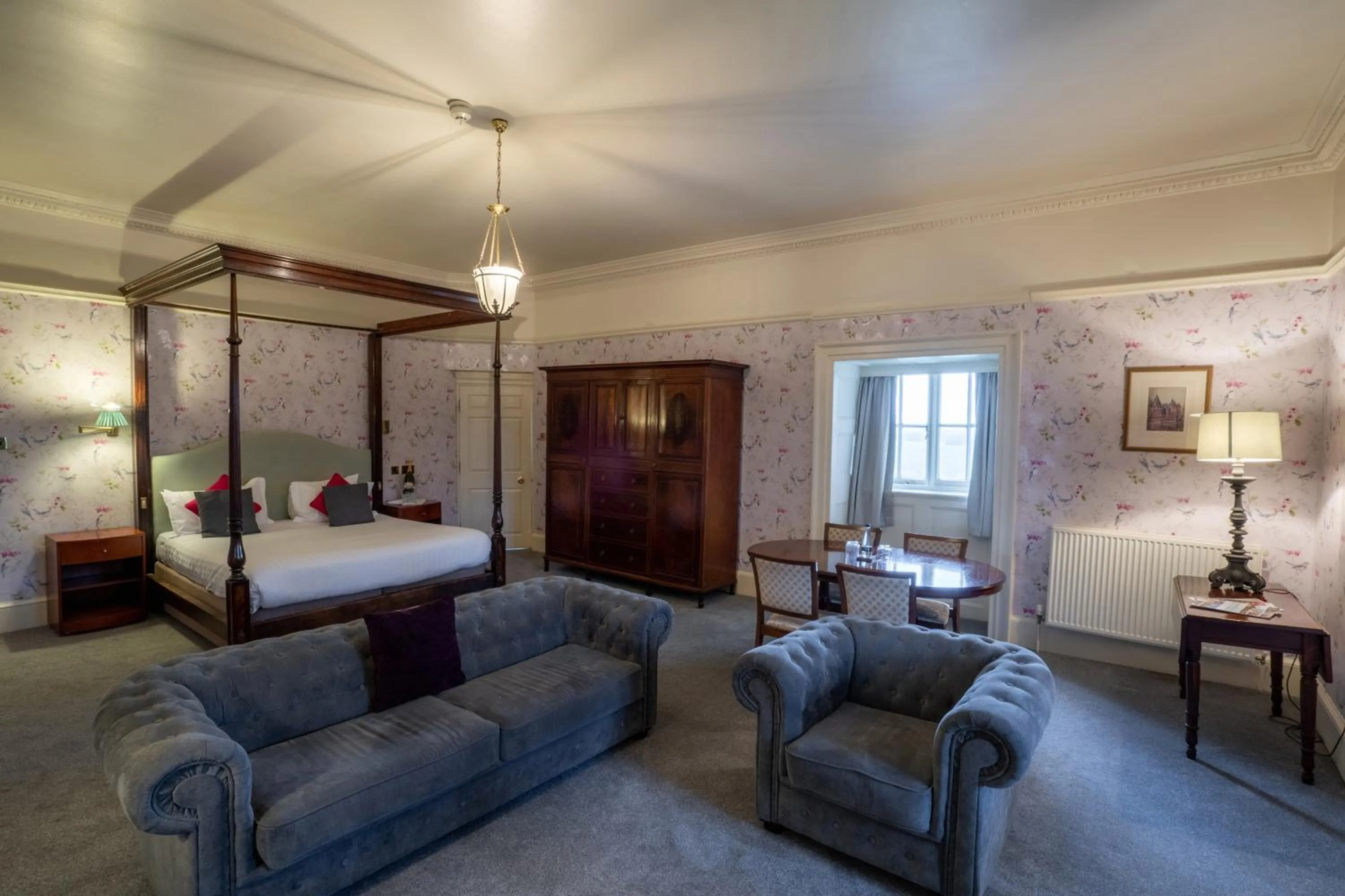 Photo of the whole room, Bed in Hazlewood Castle & Spa