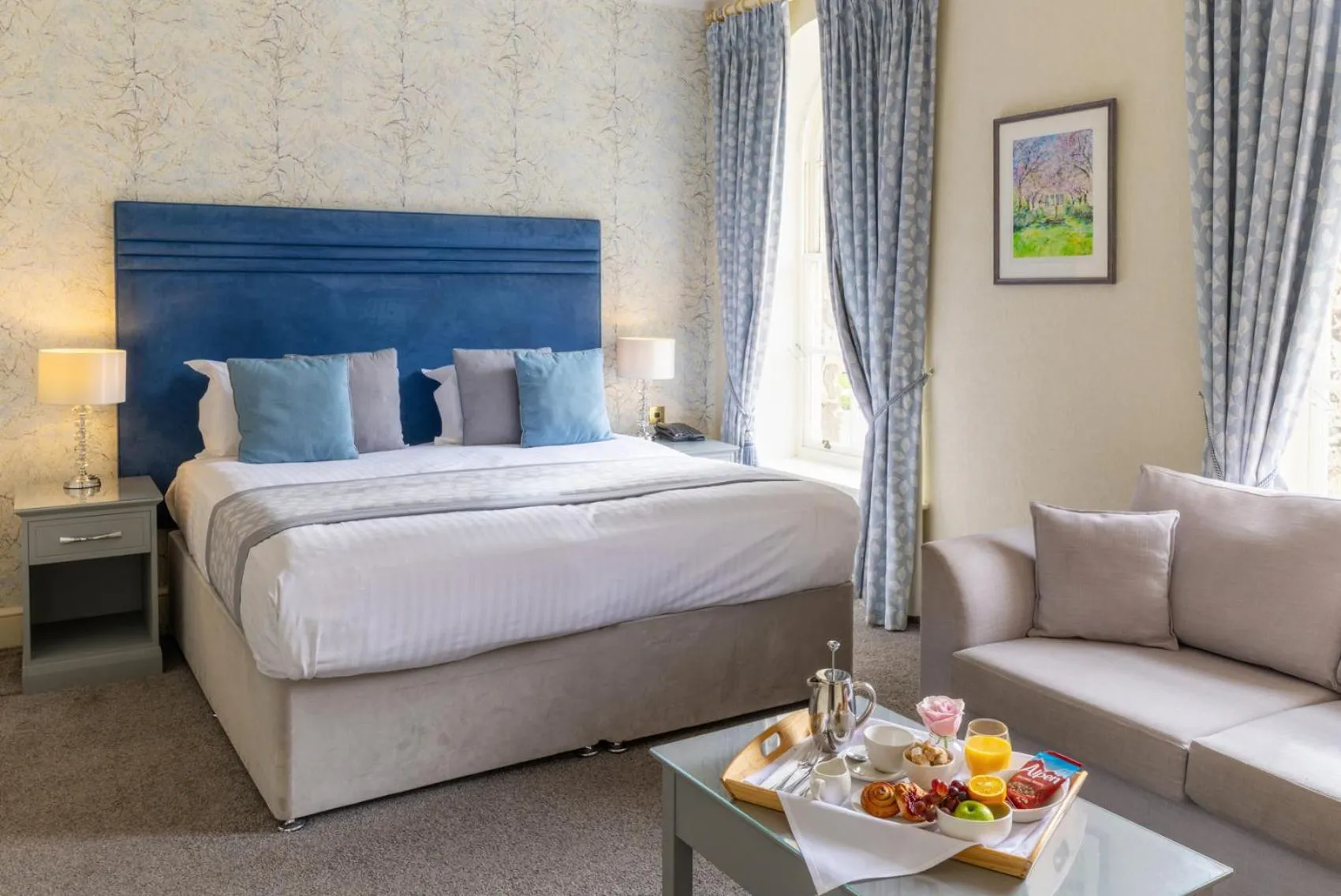 Bedroom, Bed in Hazlewood Castle & Spa