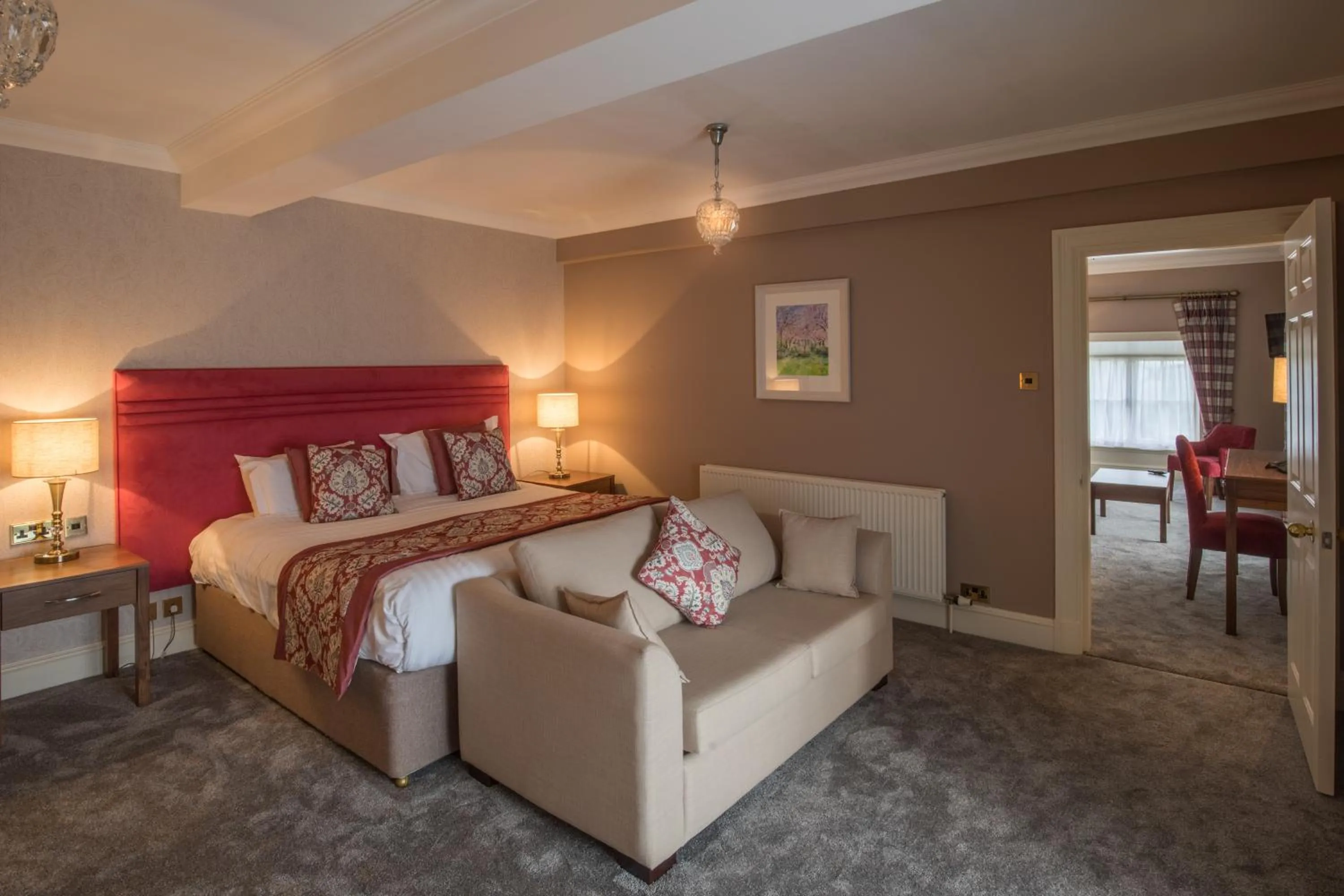 Photo of the whole room, Bed in Hazlewood Castle & Spa