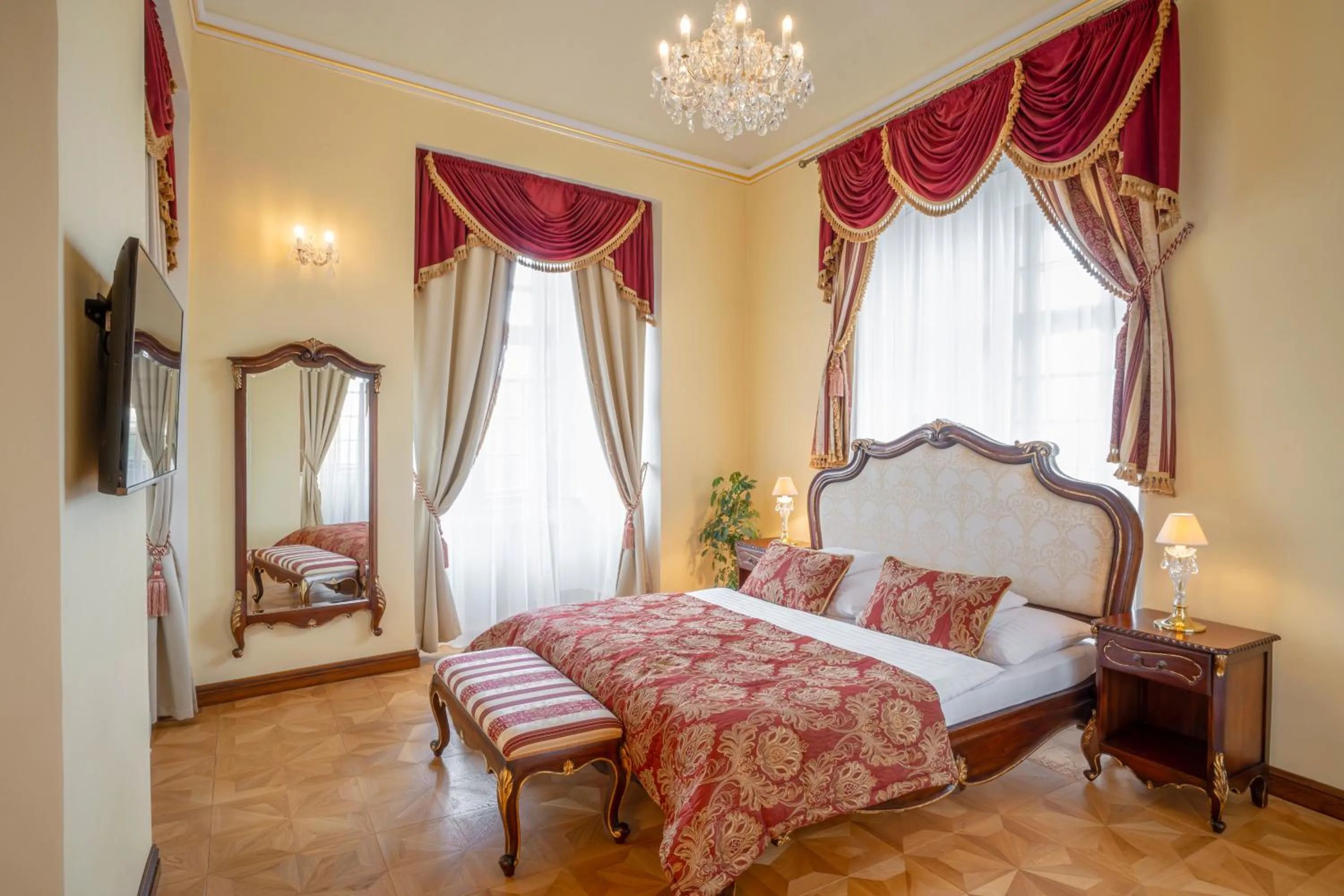 Bedroom, Bed in Galicia Nueva, castle hotel