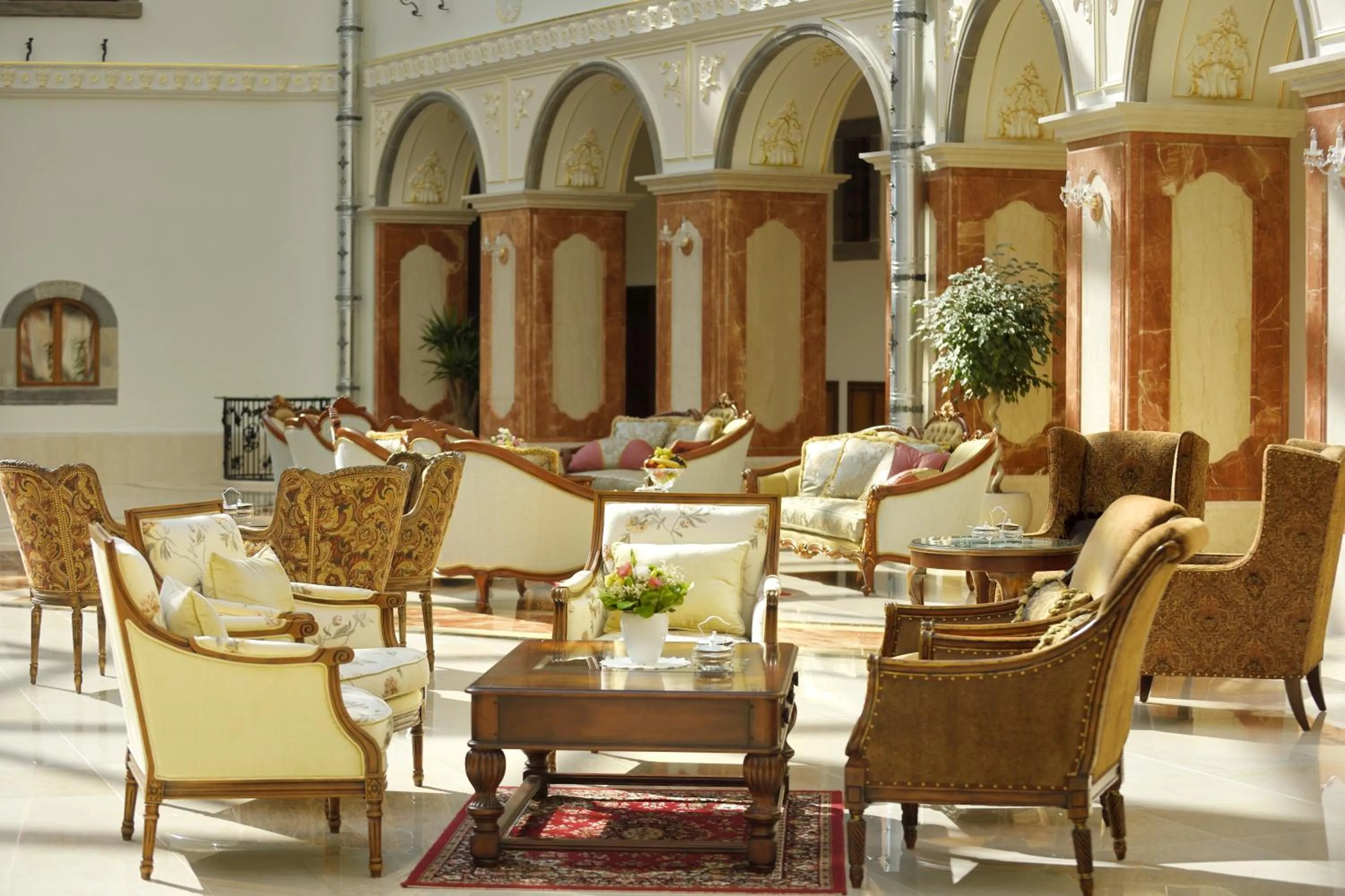 Seating area in Galicia Nueva, castle hotel