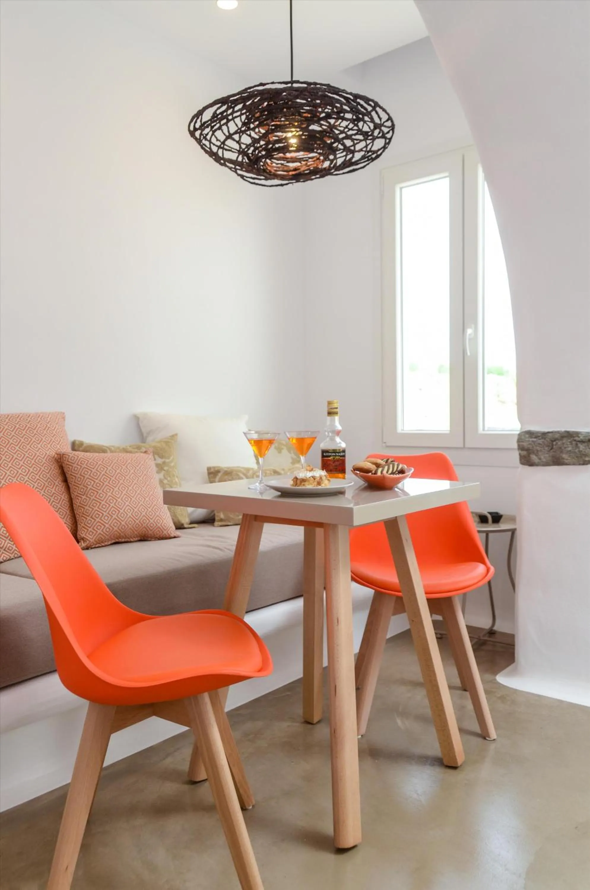 Dining area in Ktima Lino