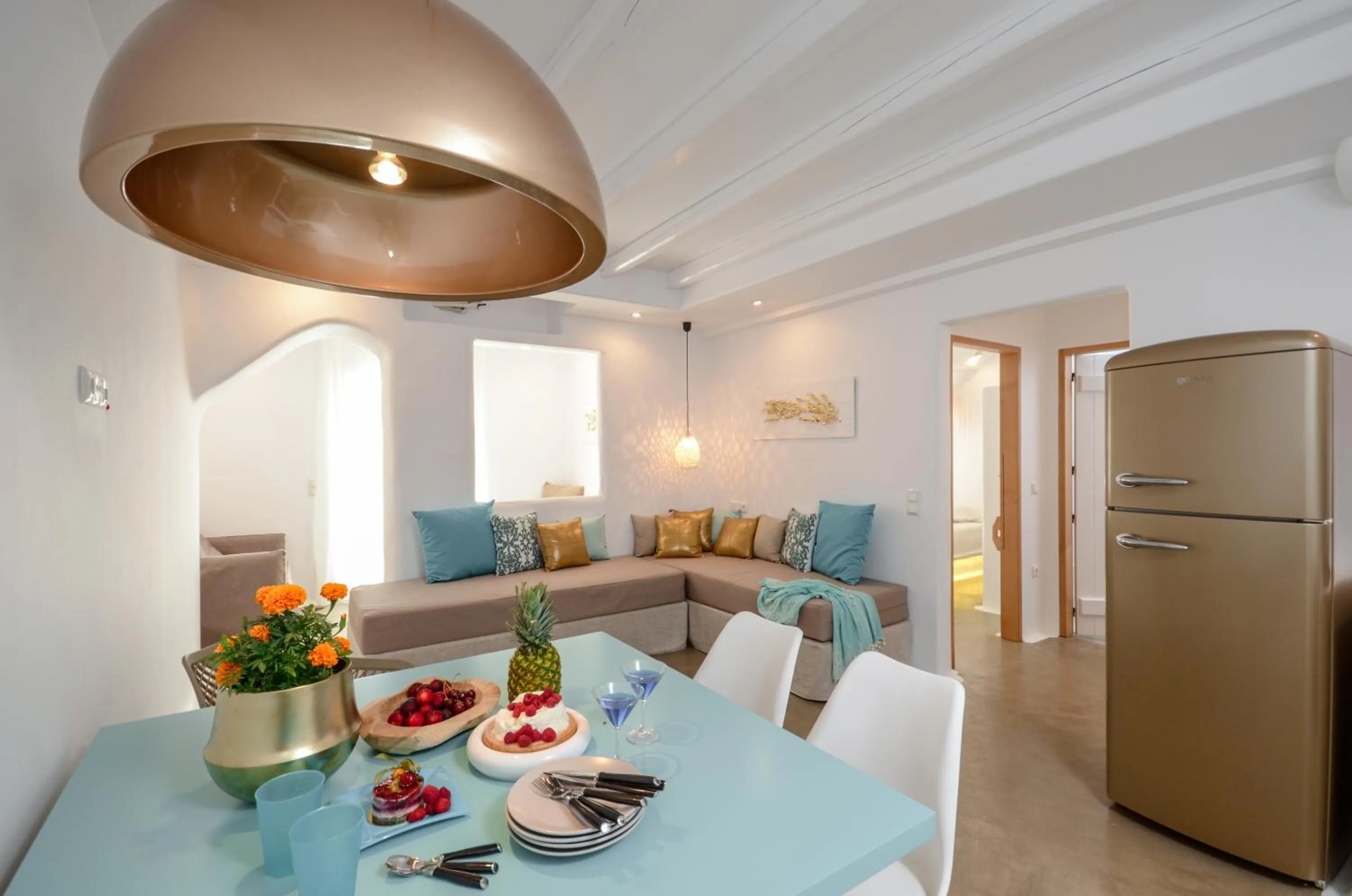 Seating area in Ktima Lino