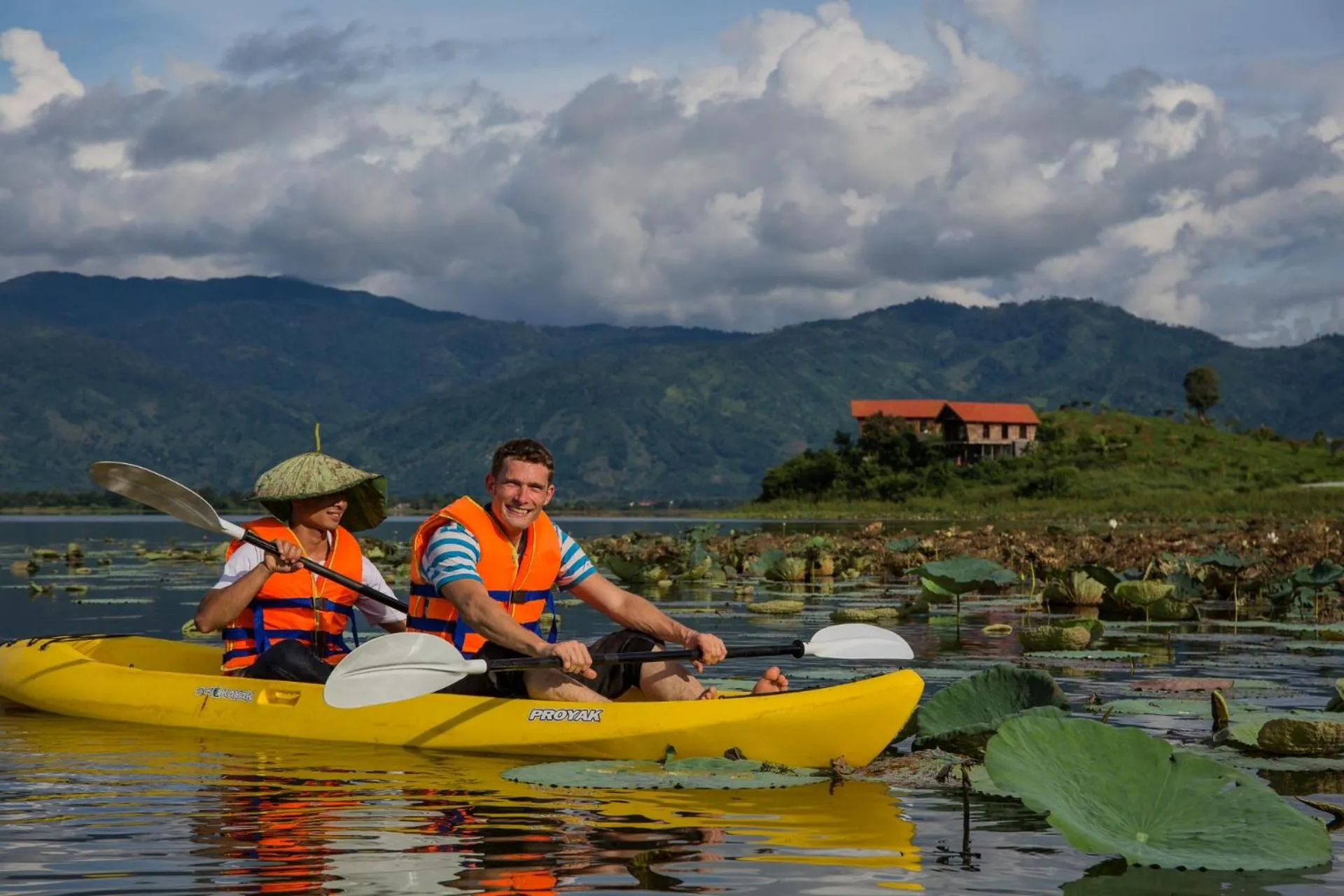 Family in Lak Tented Camp
