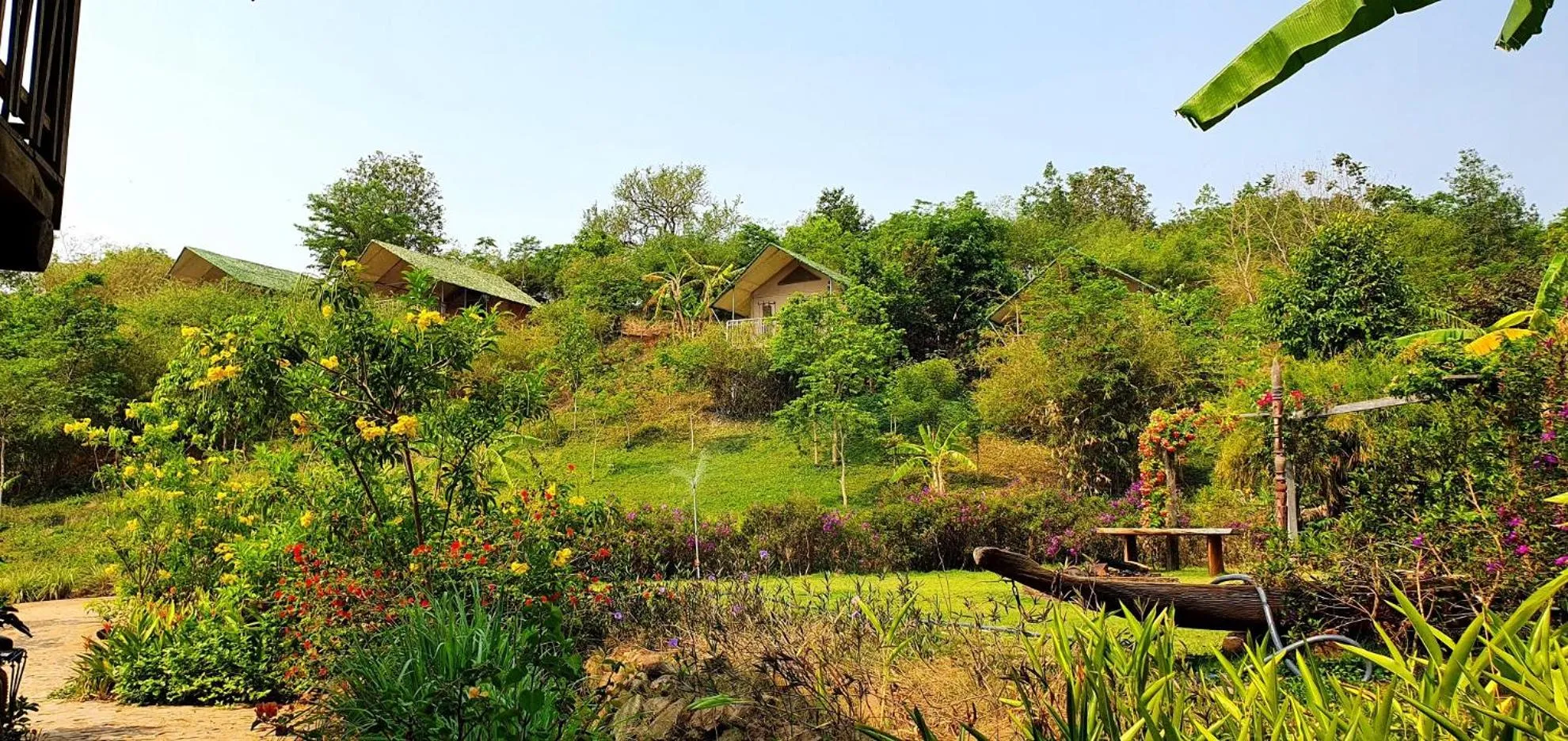 Garden in Lak Tented Camp