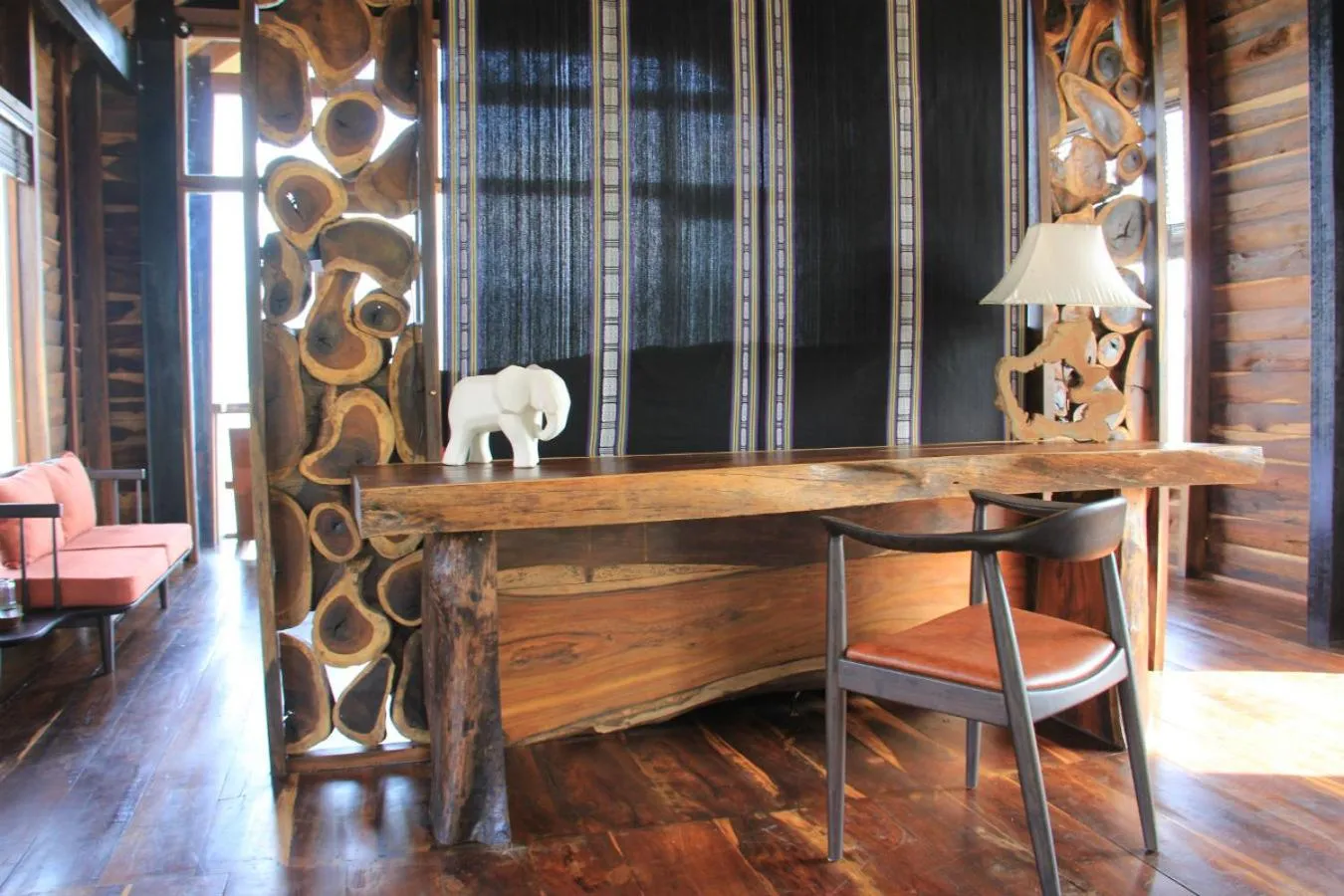 Living room in Lak Tented Camp