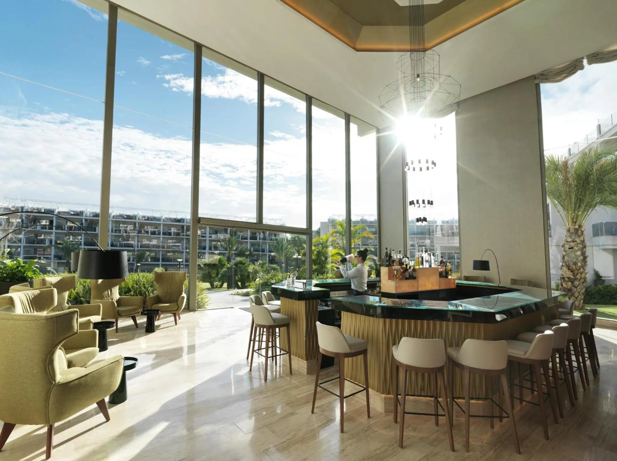 Lounge or bar in Zafiro Palace Palmanova