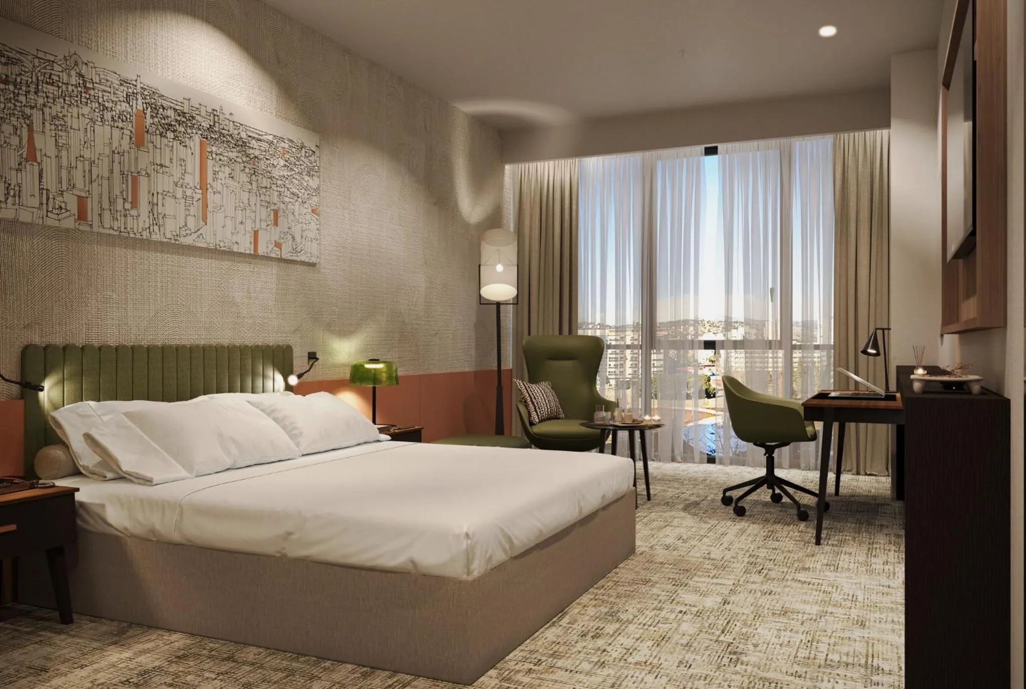 Photo of the whole room, Bed in Crowne Plaza Podgorica by IHG