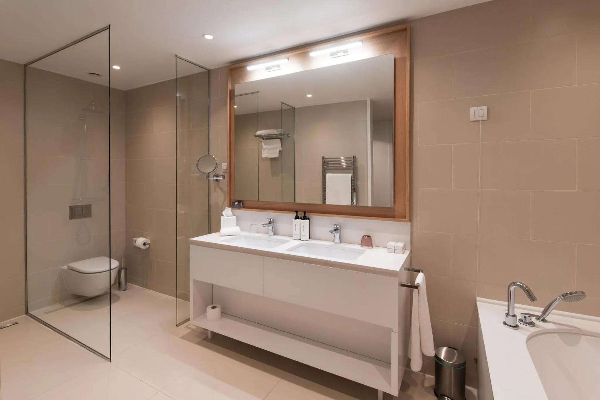 Bathroom in Crowne Plaza Podgorica by IHG